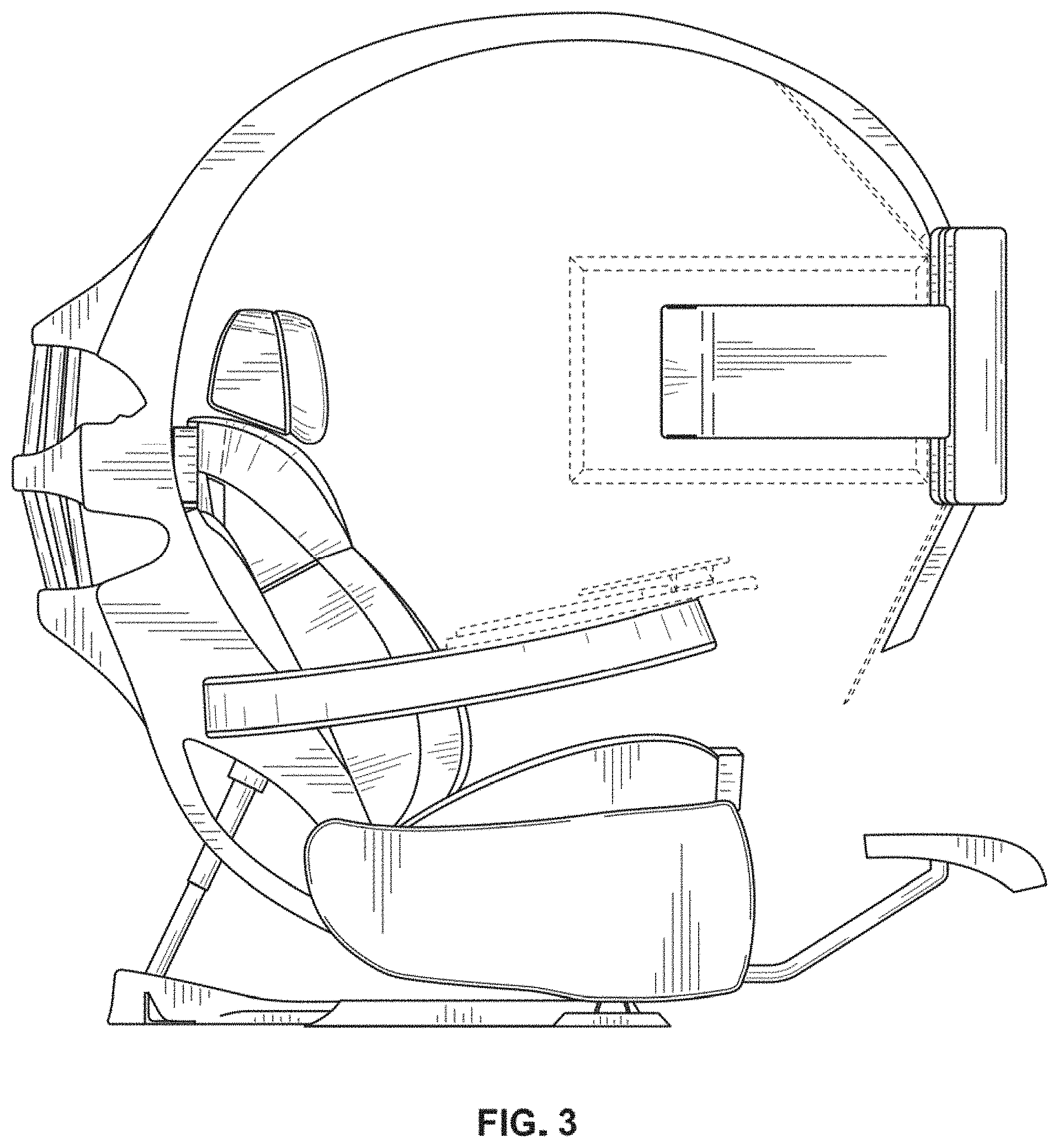 Patent USD1000137 Figure 3 – Productivity chair