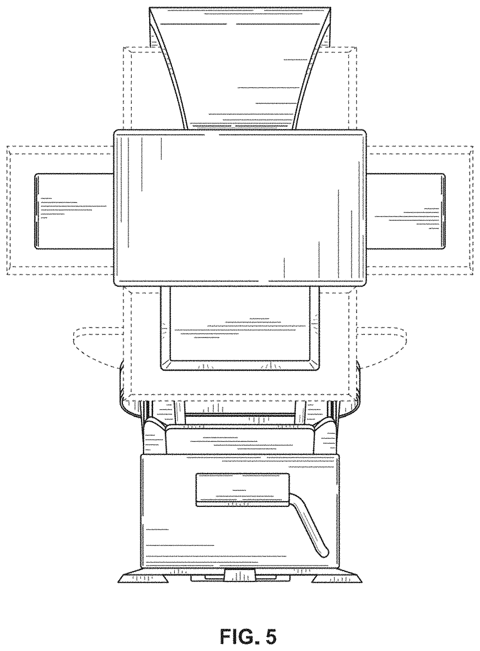 Patent USD1000137 Figure 5 – Productivity chair