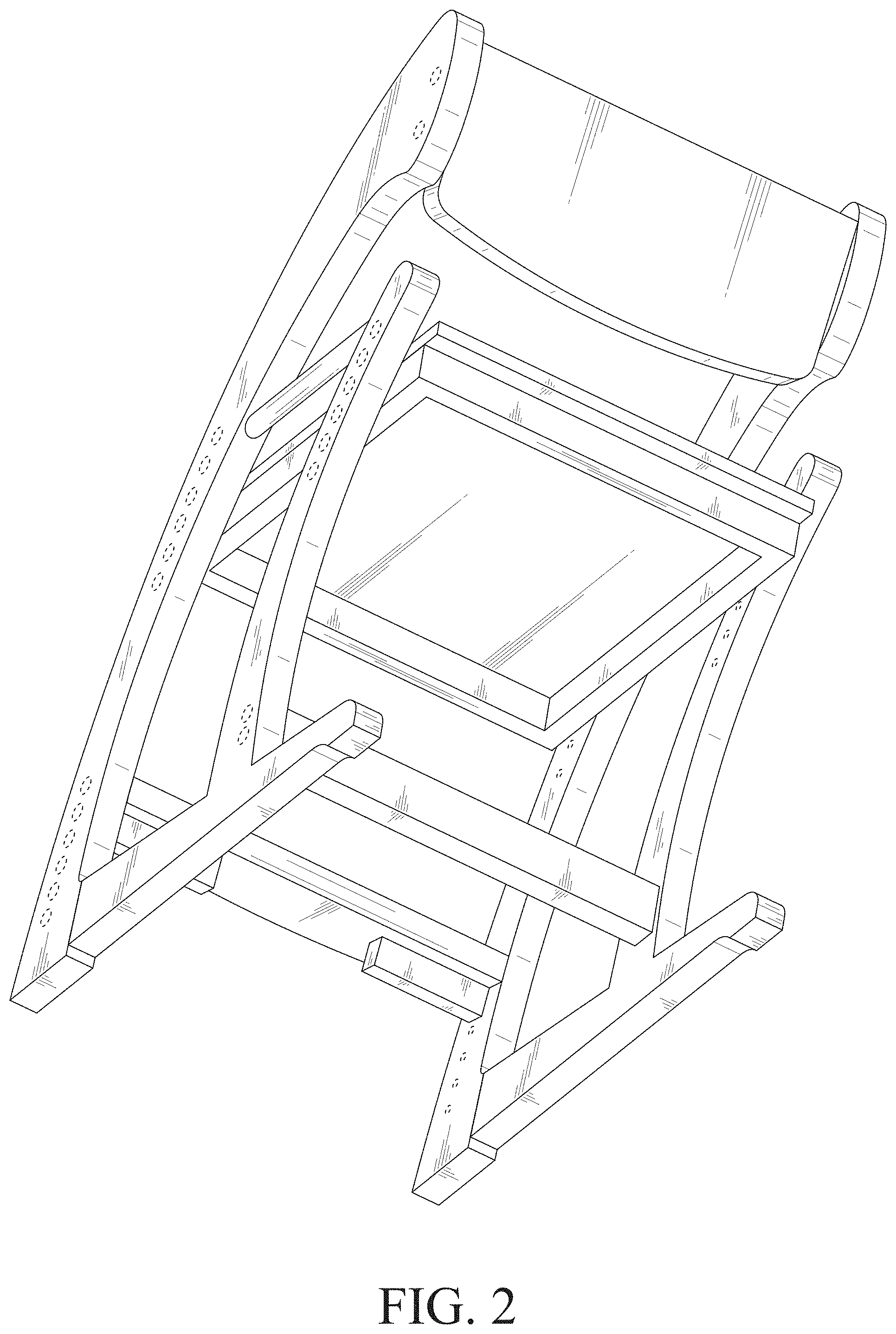 Patent USD1000138 Figure 2 – Kids chair