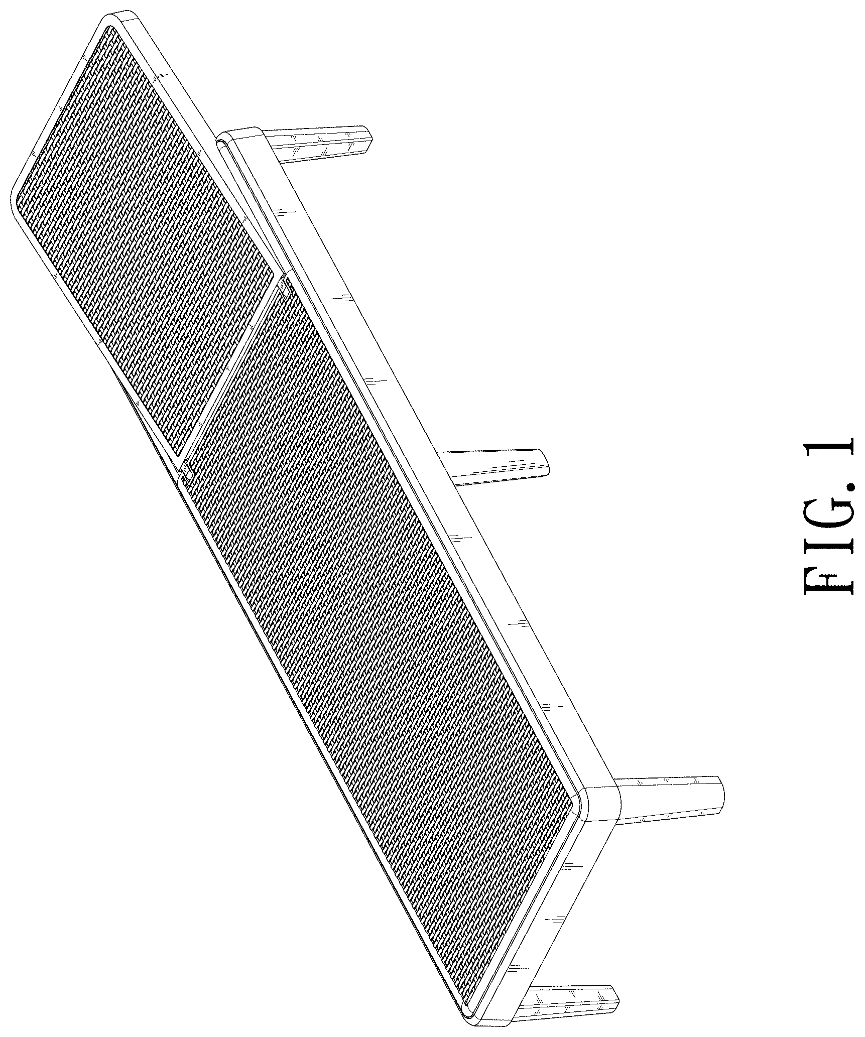 Patent USD1000142 Figure 1 – Sun lounger