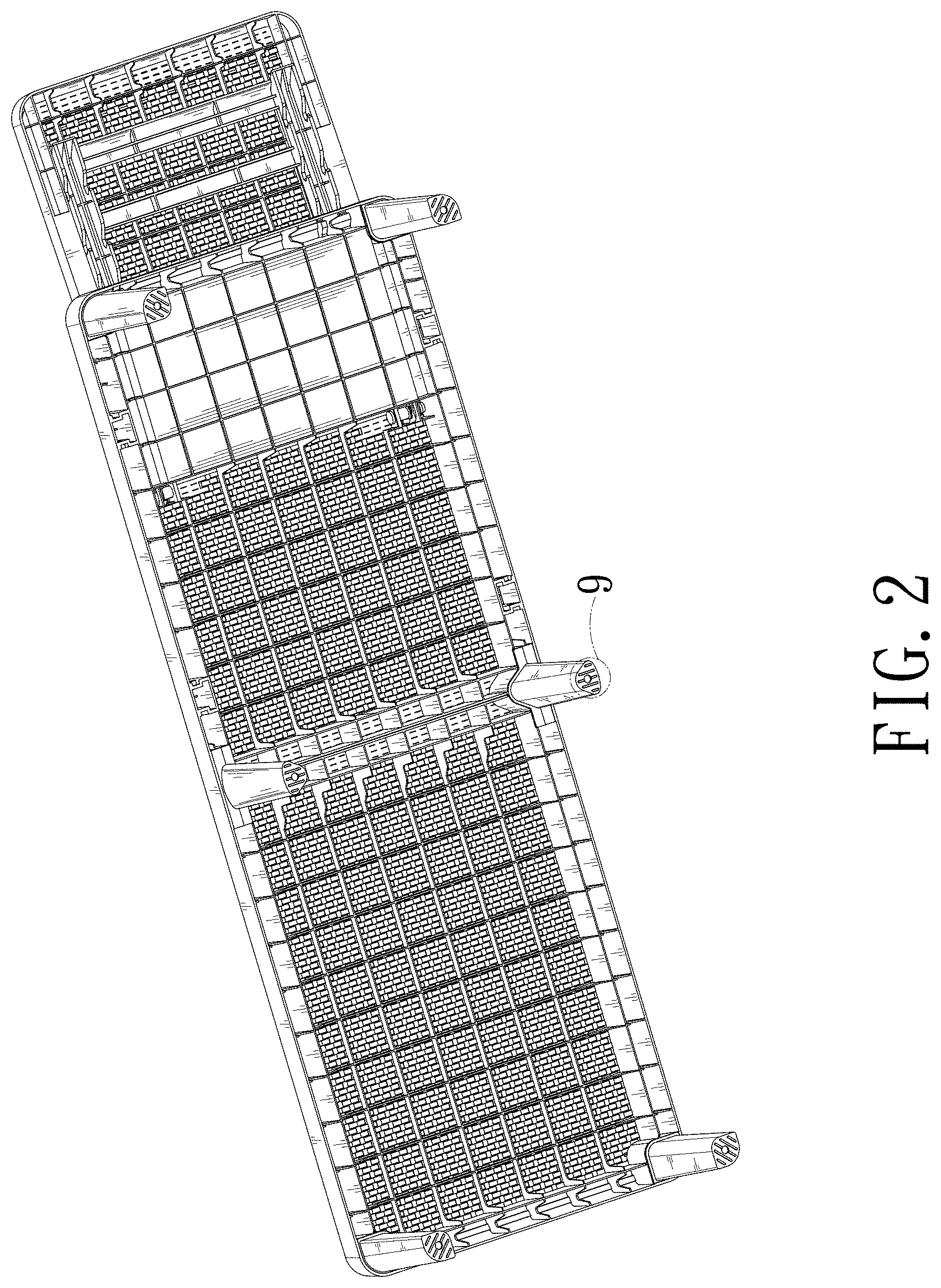 Patent USD1000142 Figure 2 – Sun lounger