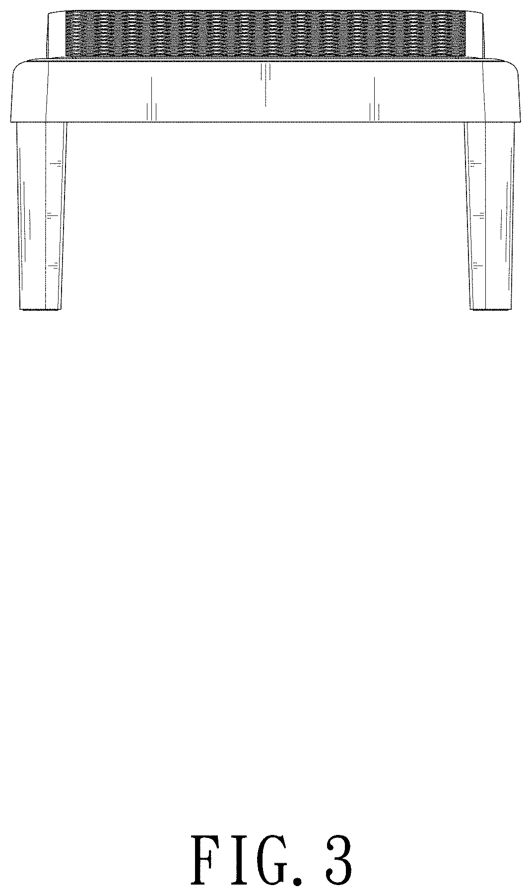 Patent USD1000142 Figure 3 – Sun lounger