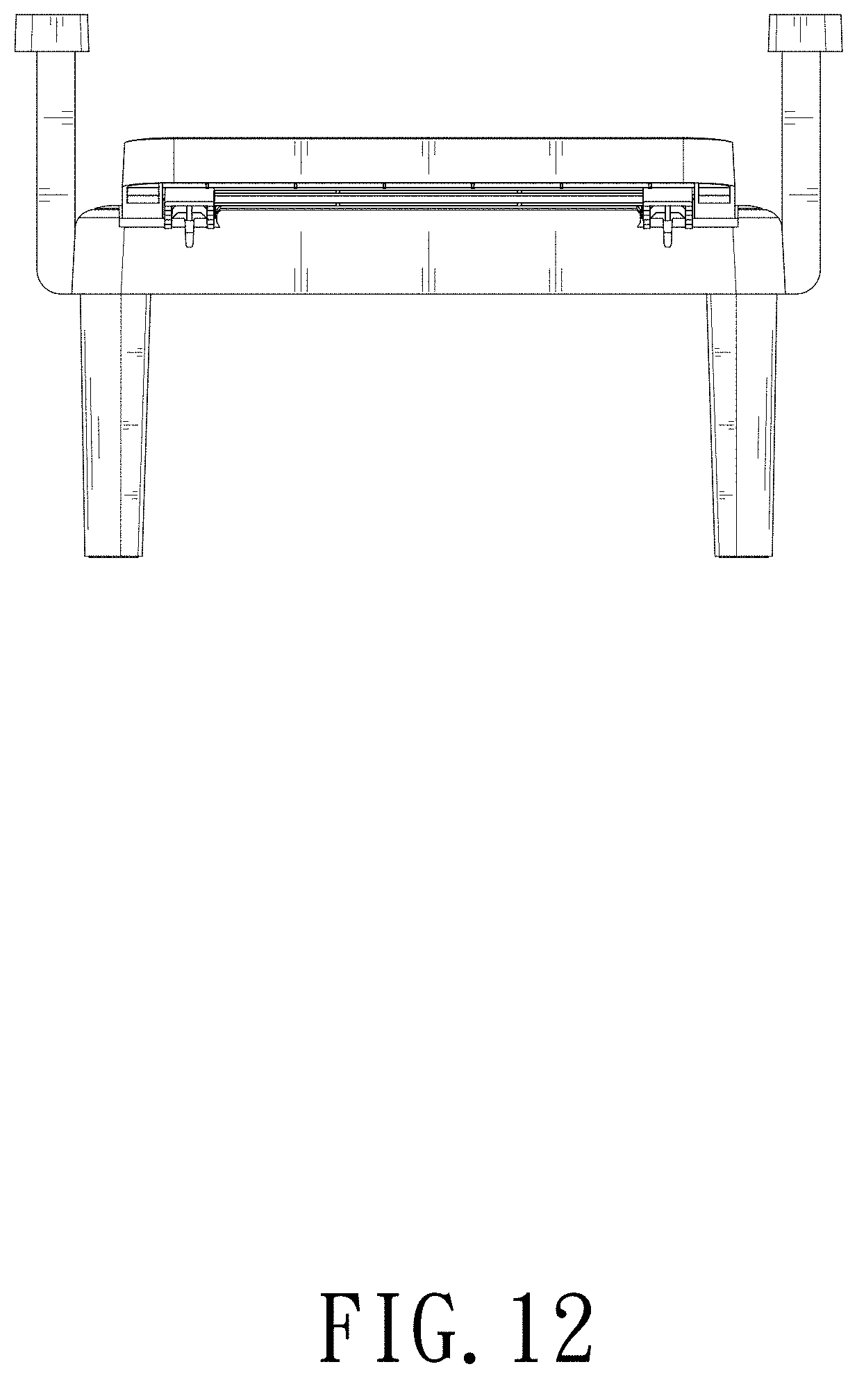 Patent USD1000142 Figure 12 – Sun lounger