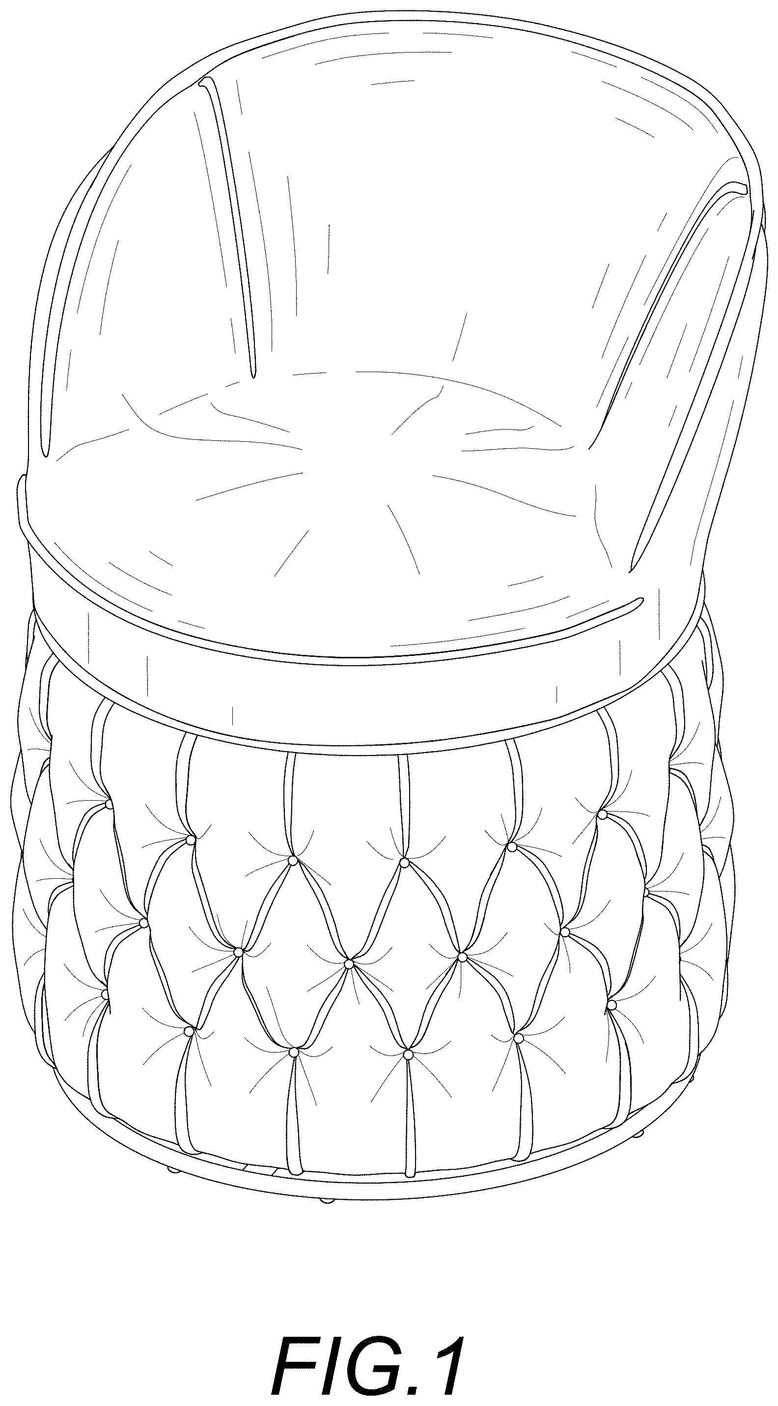 Patent USD1000143 — Chair — Figure 1