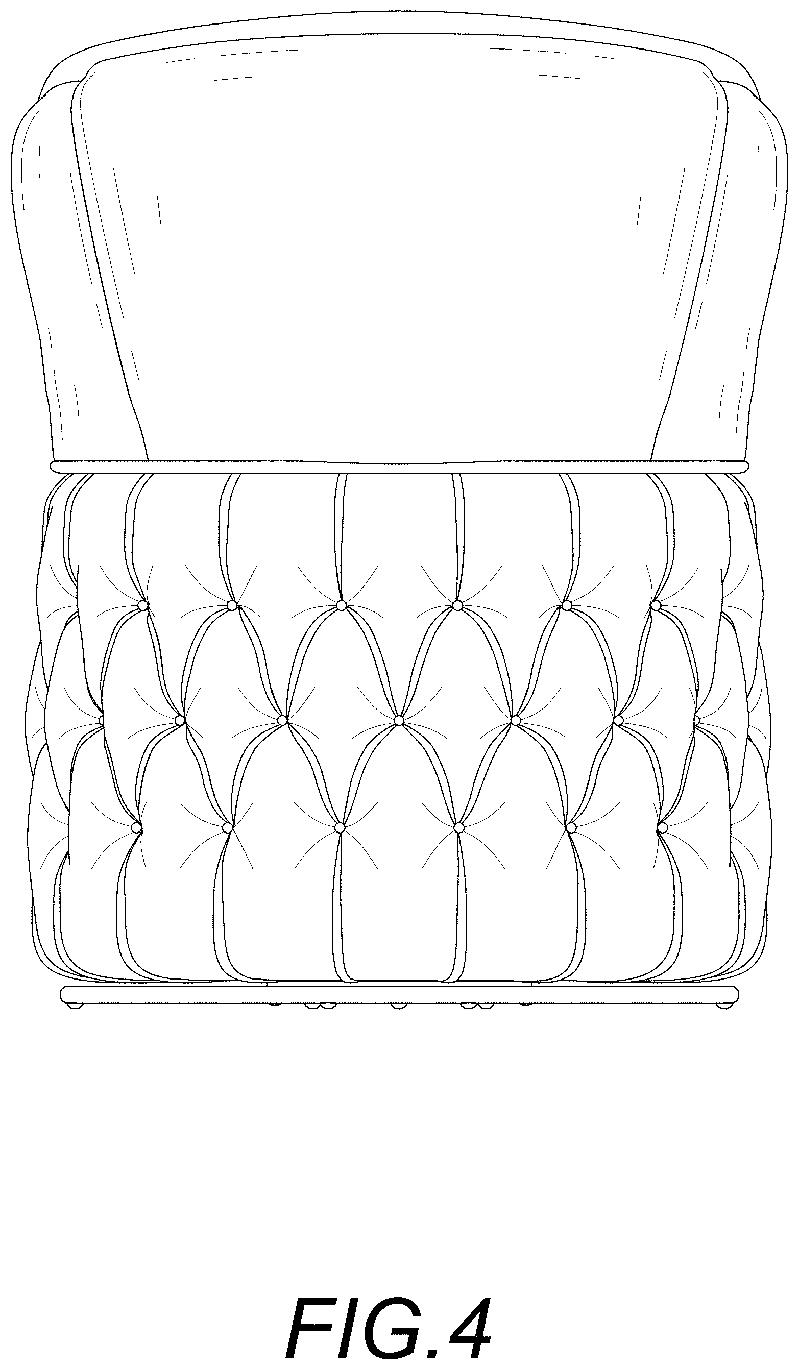 Patent USD1000143 Figure 4 – Chair