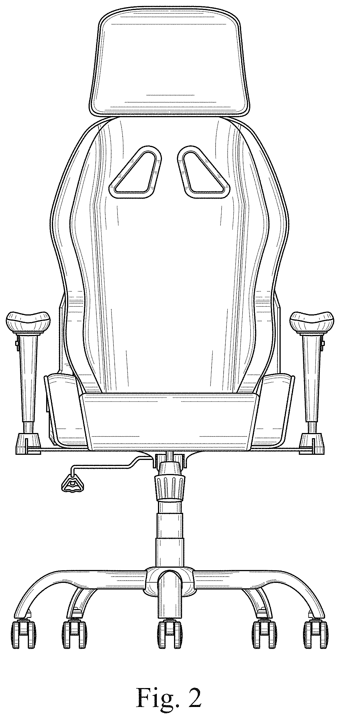 Patent USD1000144 Figure 2 – Chair