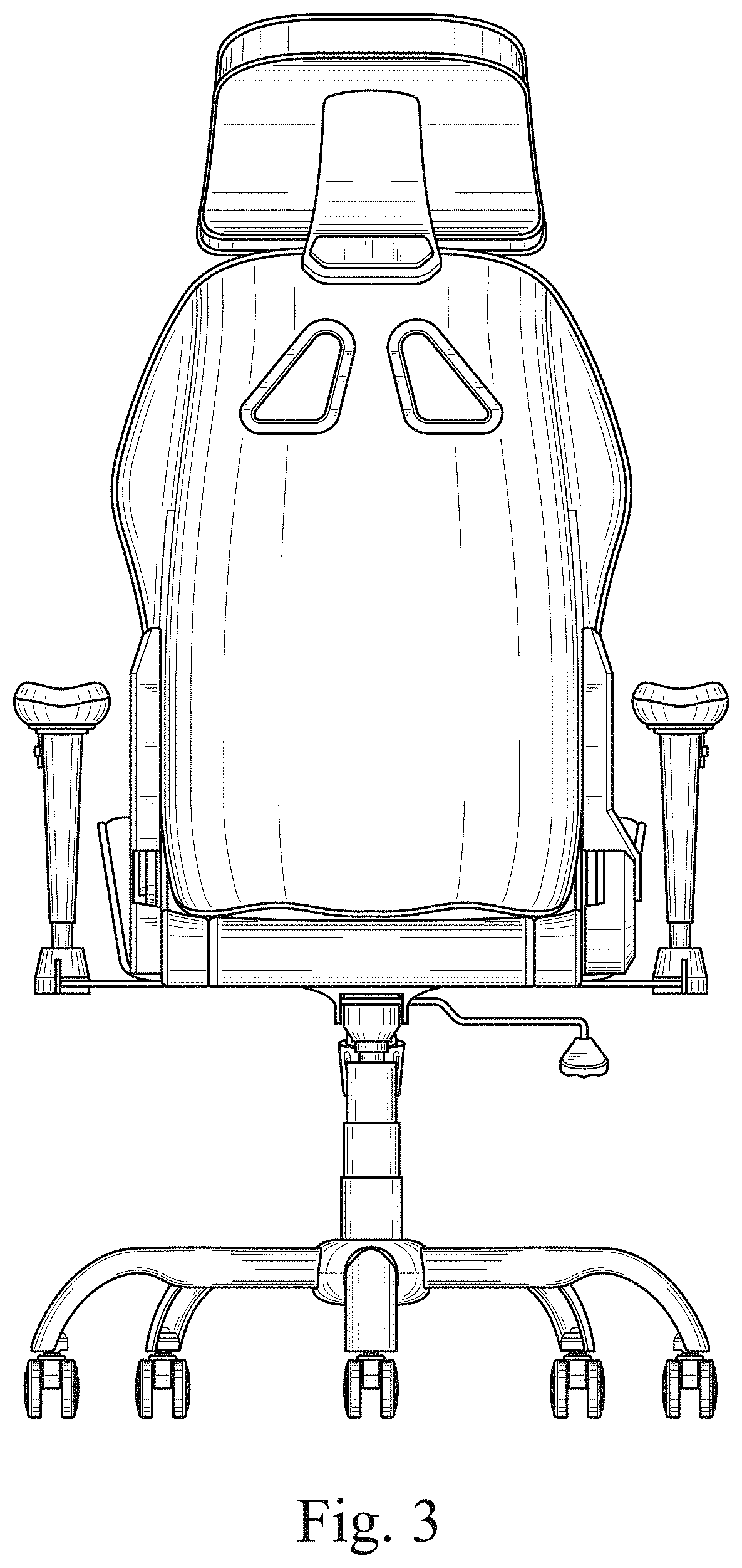 Patent USD1000144 Figure 3 – Chair
