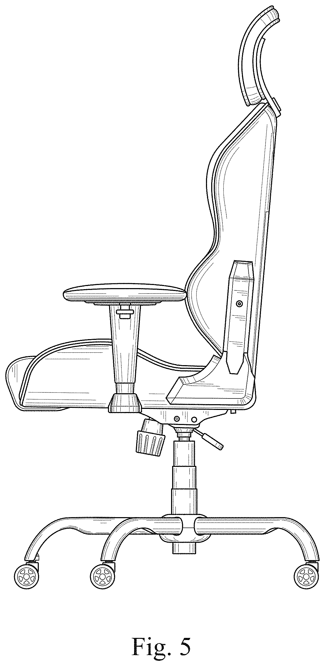 Patent USD1000144 Figure 5 – Chair