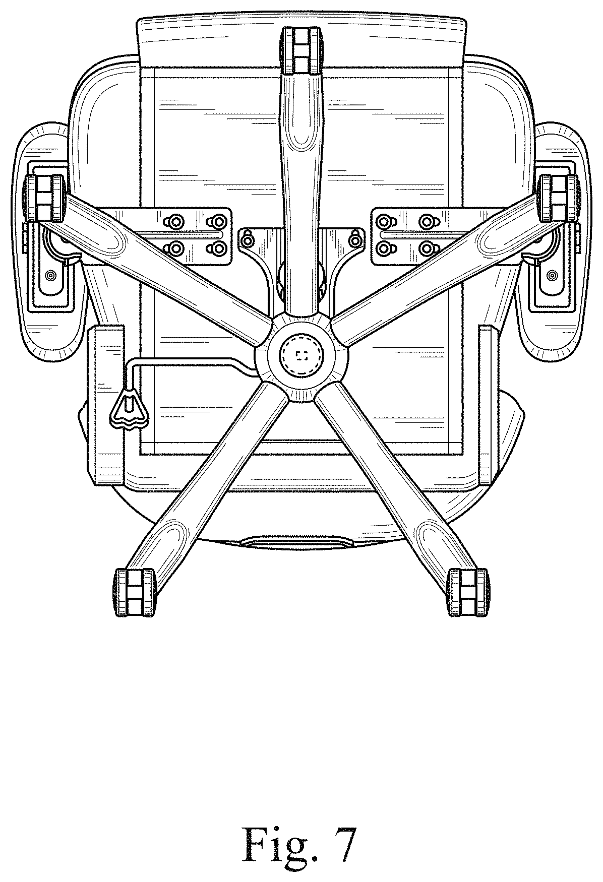 Patent USD1000144 Figure 7 – Chair