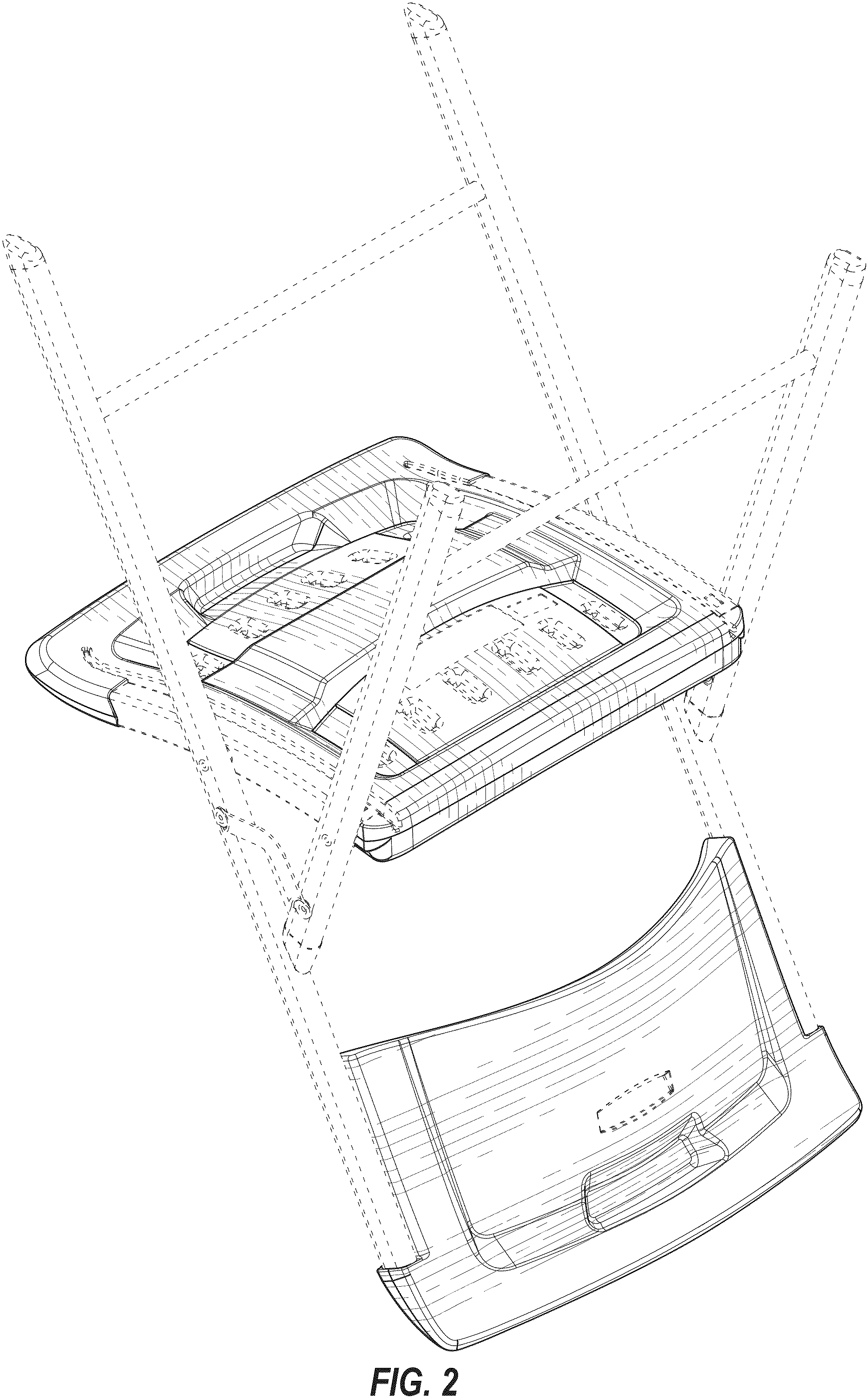 Patent USD1000145 Figure 2 – Chair