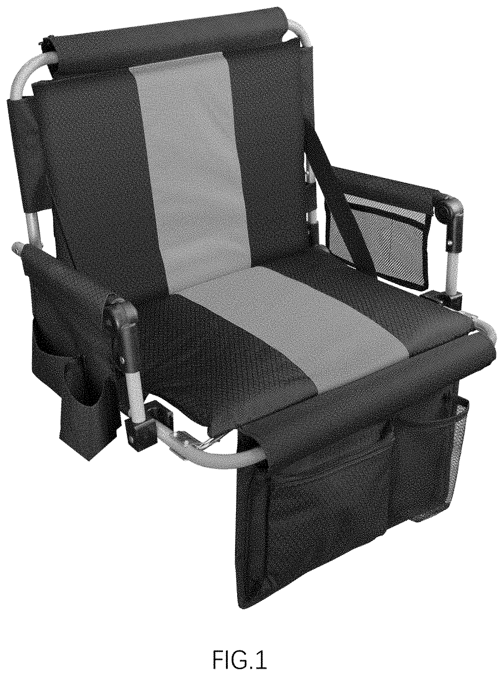 Patent USD1000146 Figure 1 – Folding chair