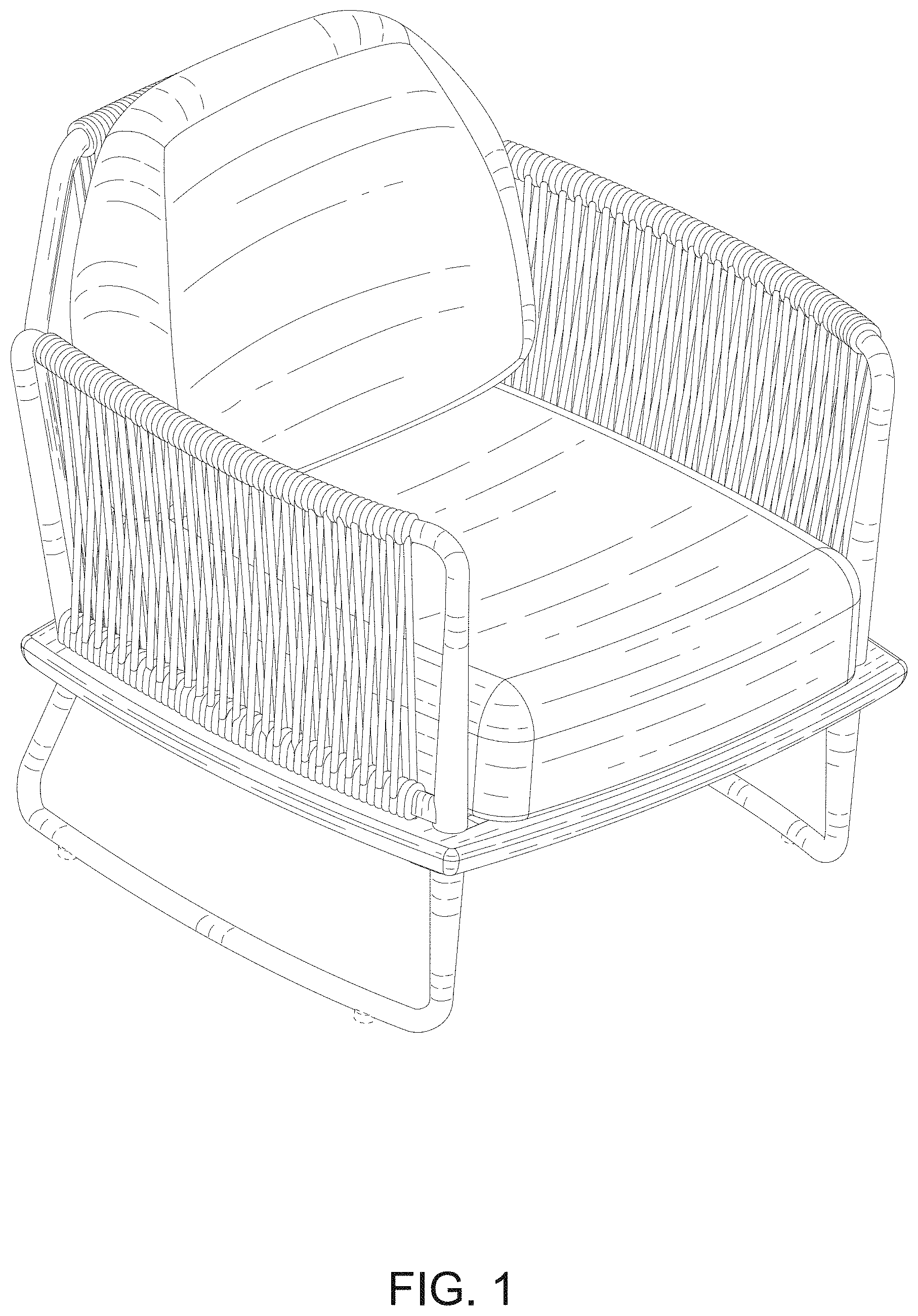 Patent USD1000147 Figure 1 – Seat