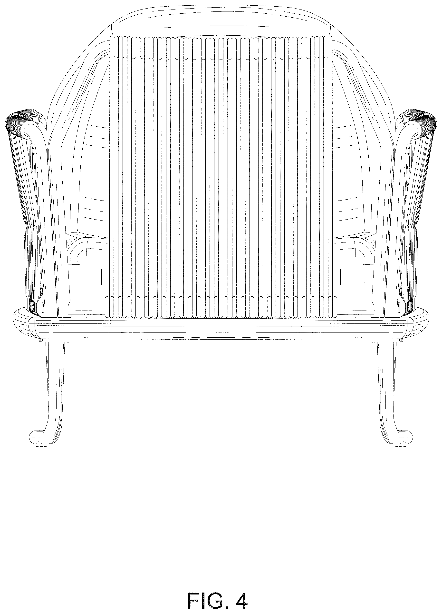 Patent USD1000147 Figure 4 – Seat