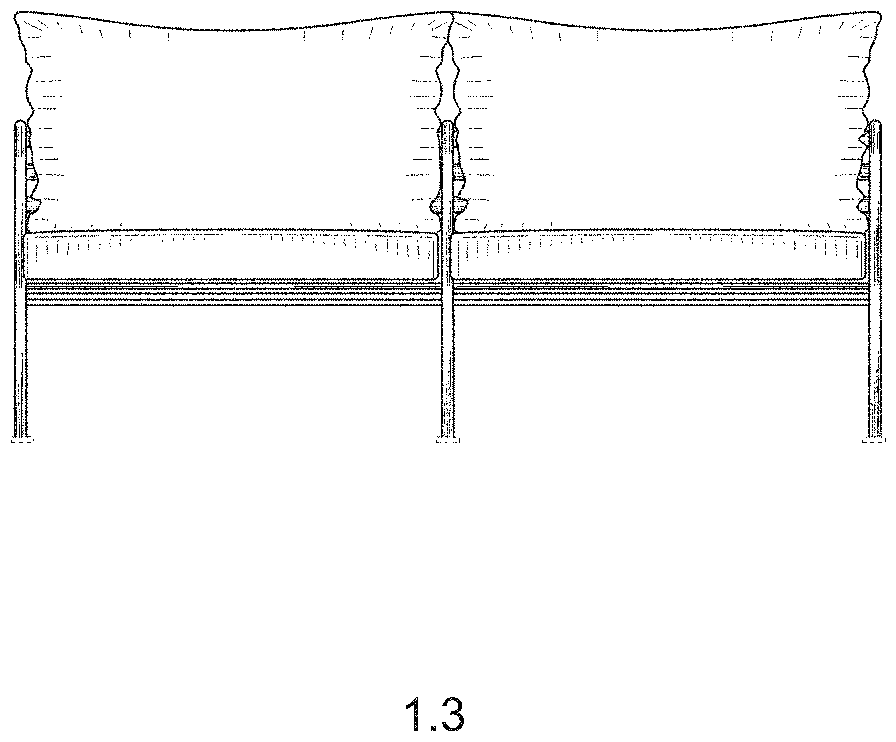 Patent USD1000148 Figure 3 – Sofa