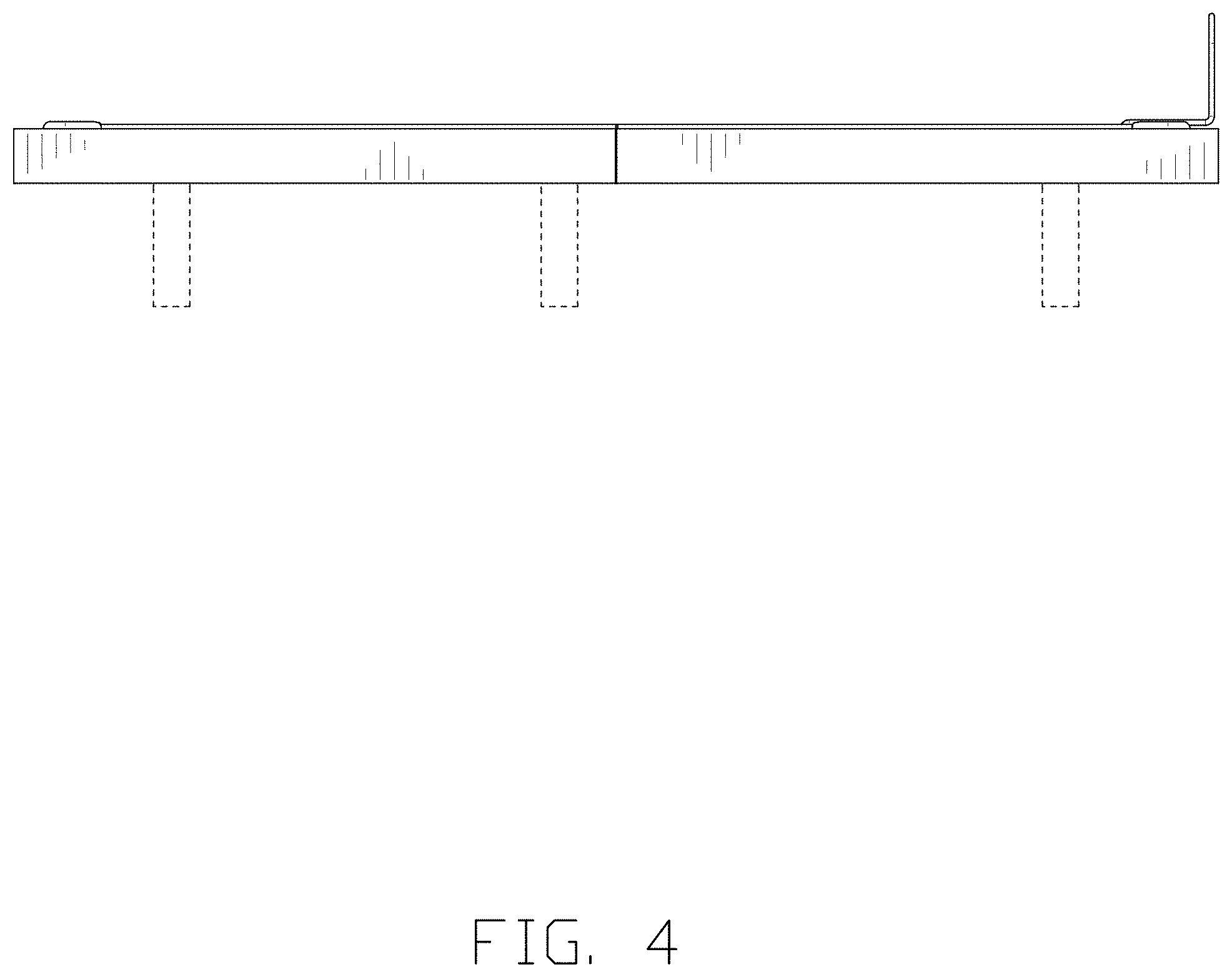 Patent USD1000149 Figure 4 – Adjustable bed