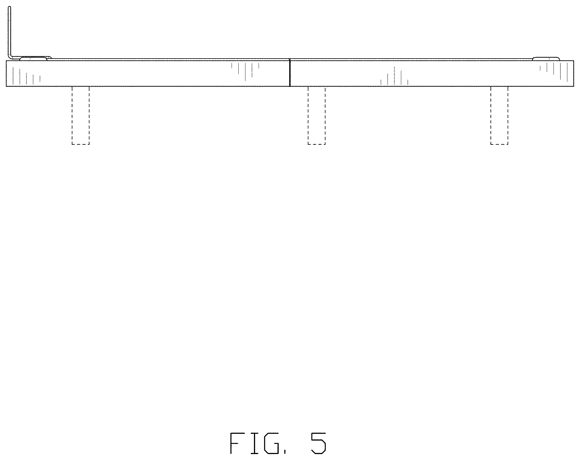 Patent USD1000149 Figure 5 – Adjustable bed