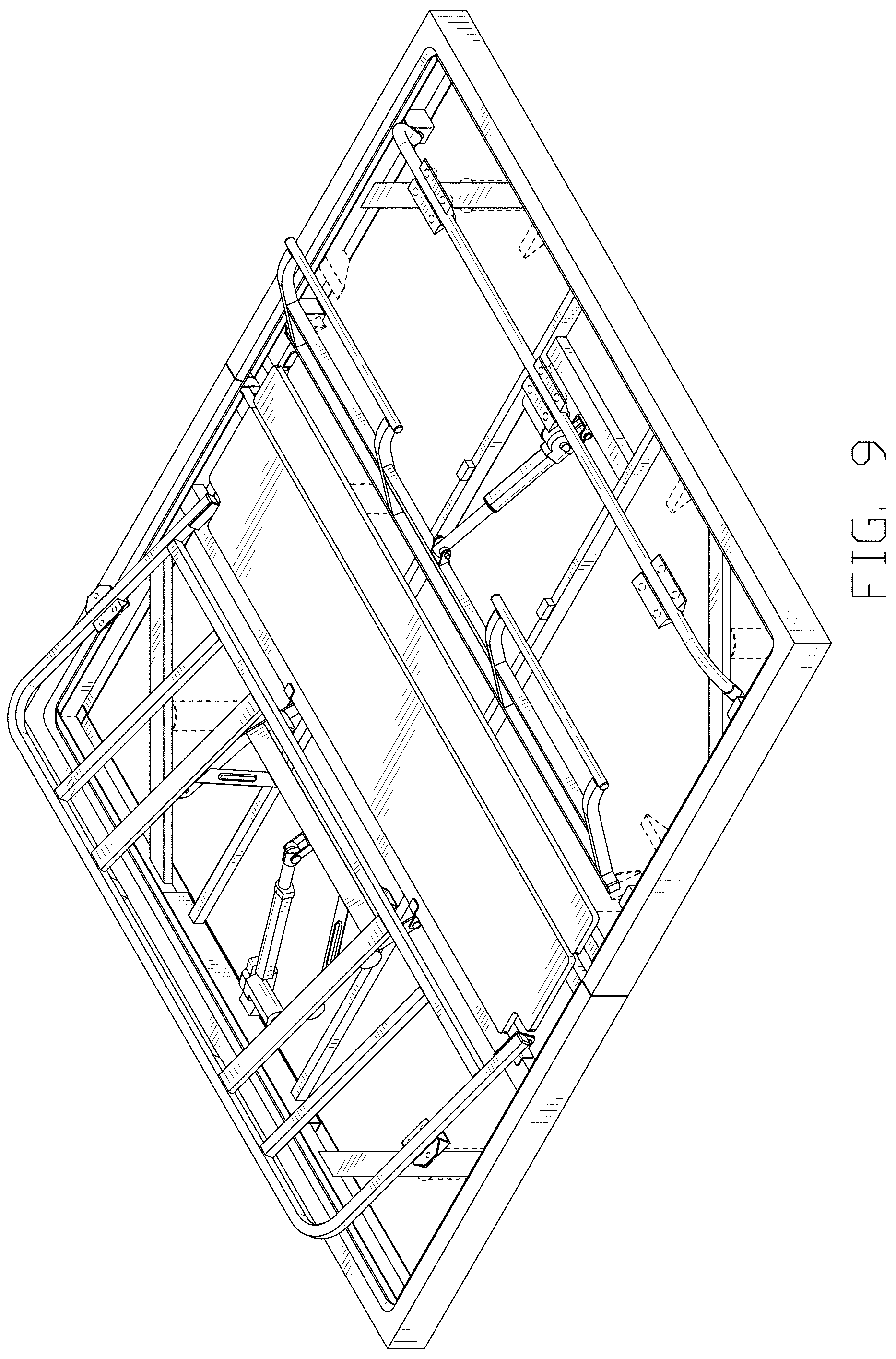 Patent USD1000149 Figure 9 – Adjustable bed