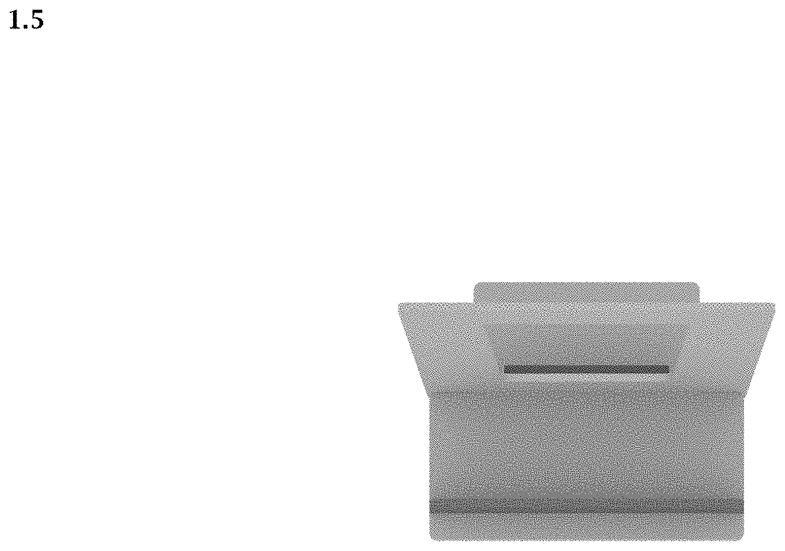 Patent USD1000150 Figure 5 – Display stand