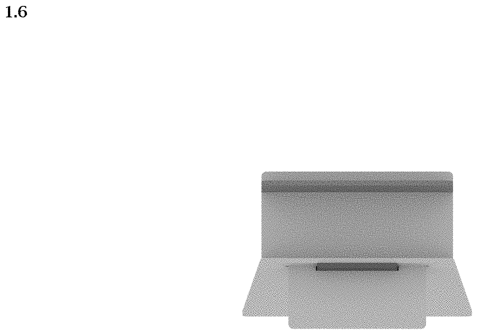 Patent USD1000150 Figure 6 – Display stand