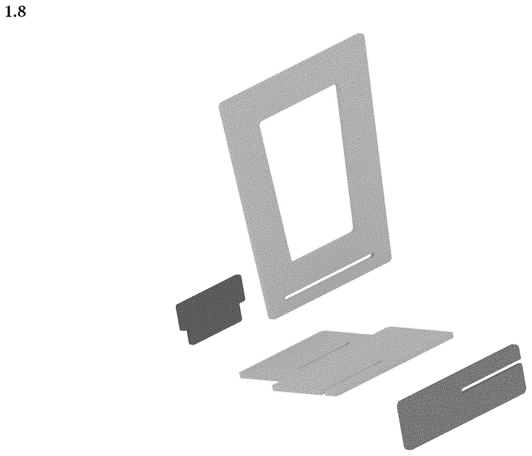Patent USD1000150 Figure 8 – Display stand