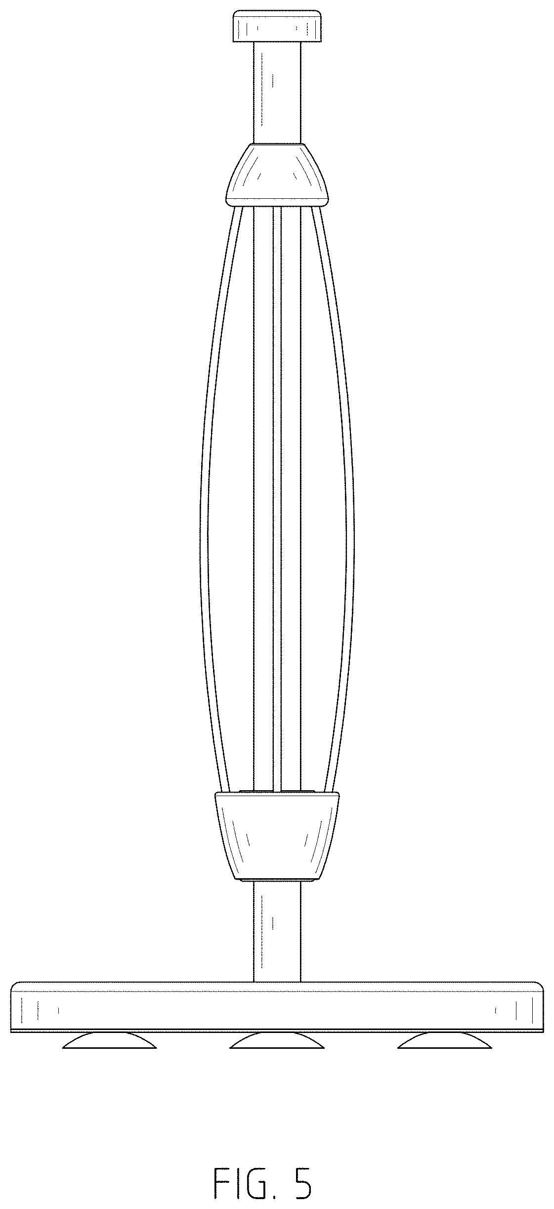 Patent USD1000151 Figure 5 – Vertical paper towel rack