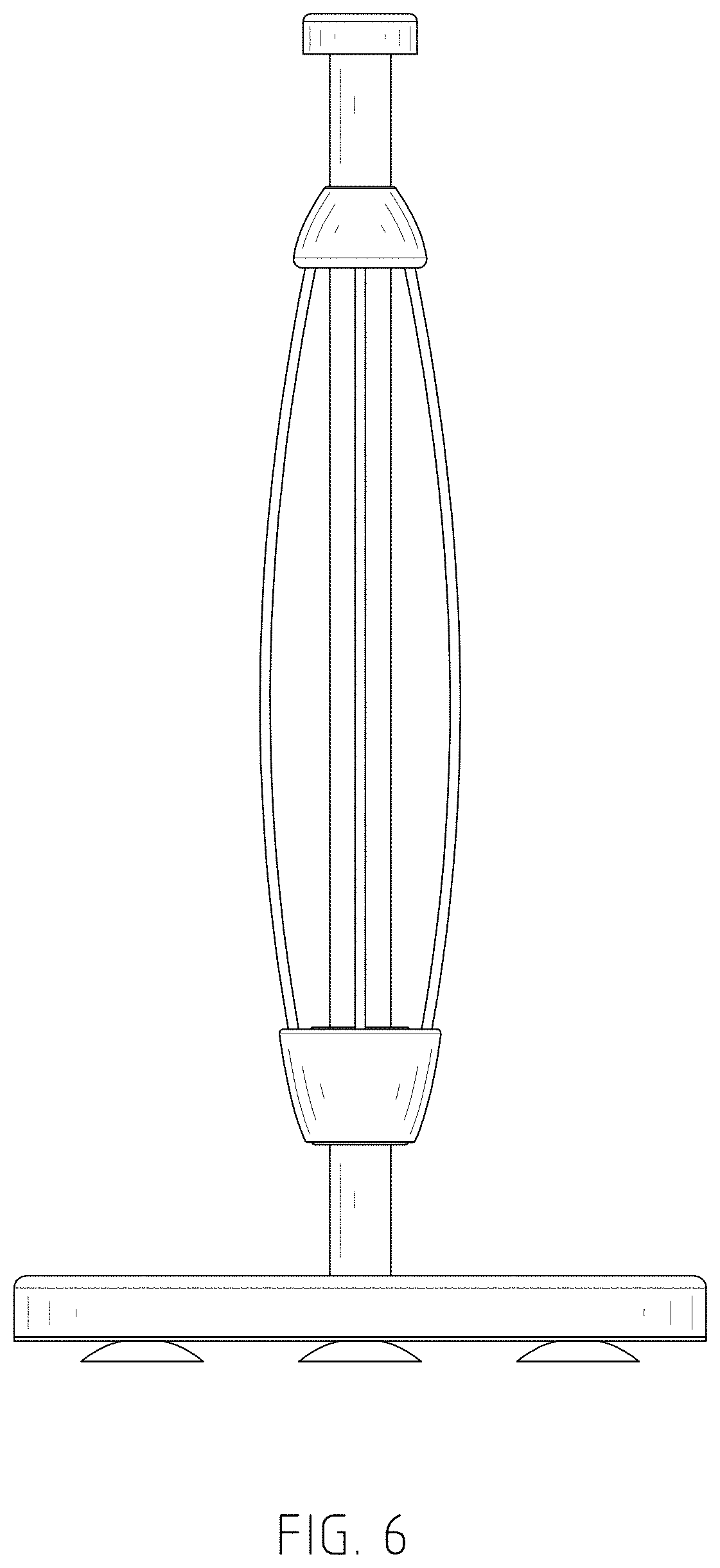 Patent USD1000151 Figure 6 – Vertical paper towel rack