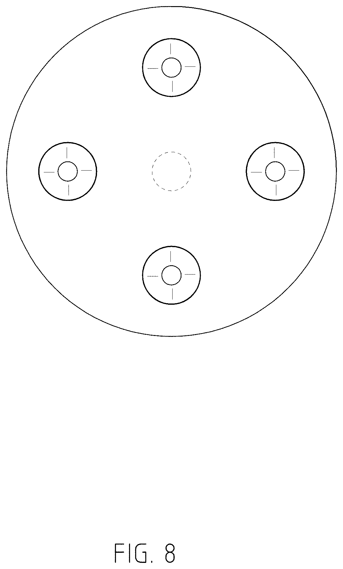 Patent USD1000151 Figure 8 – Vertical paper towel rack
