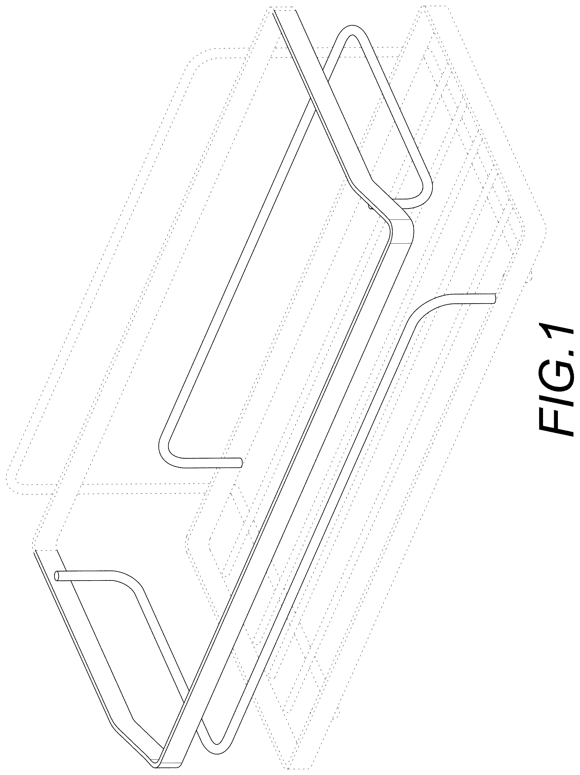 Patent USD1000152 Figure 1 – Shower caddy