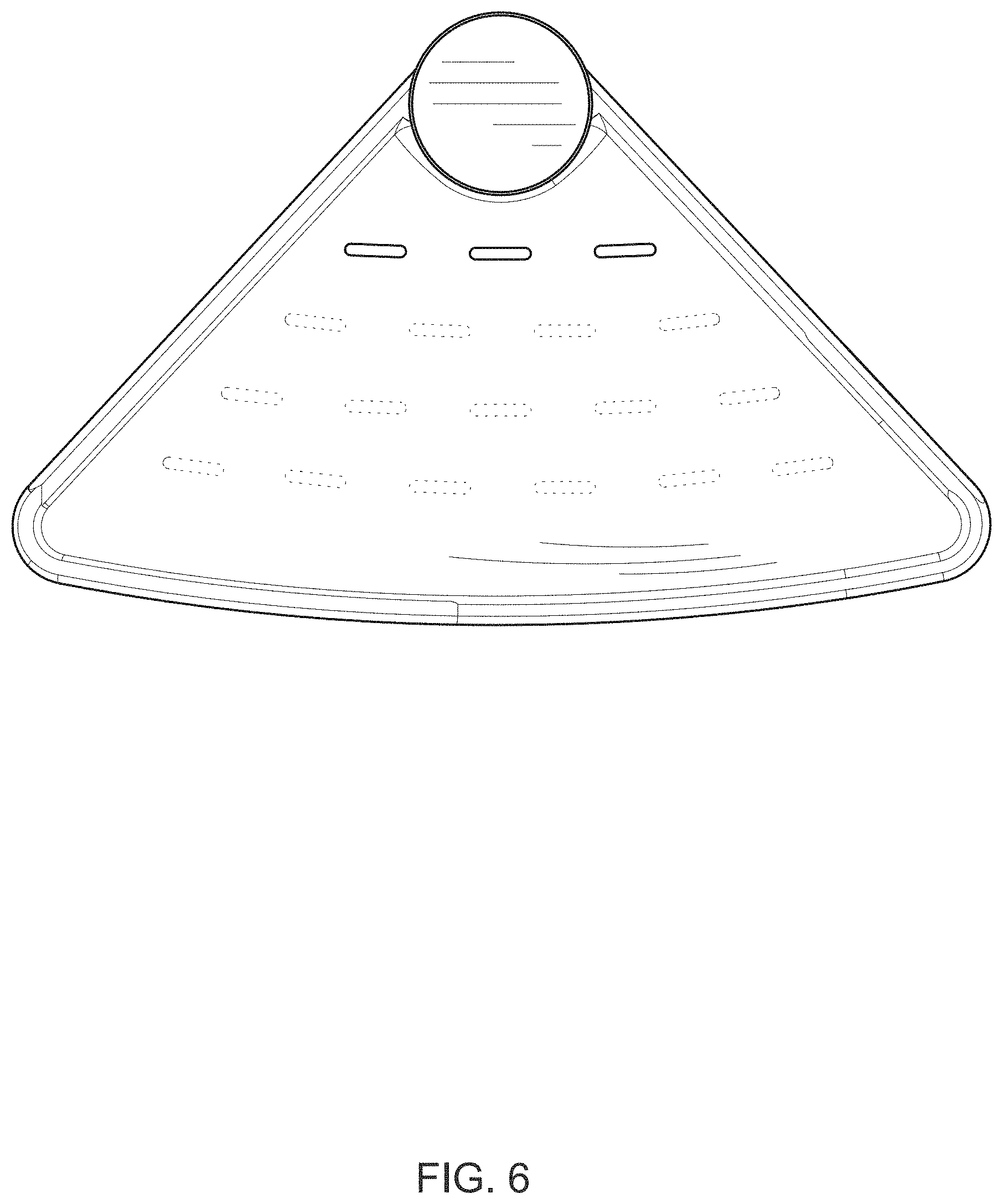 Patent USD1000153 Figure 6 – Tension pole shower caddy