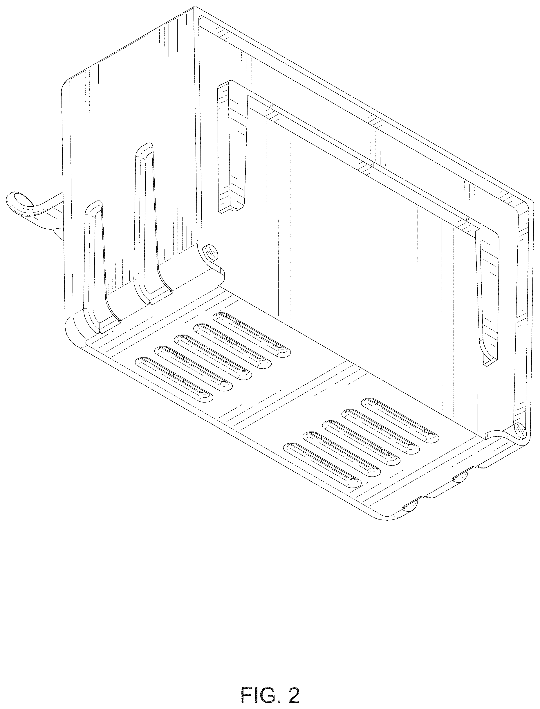 Patent USD1000154 Figure 2 – Toothbrush holder
