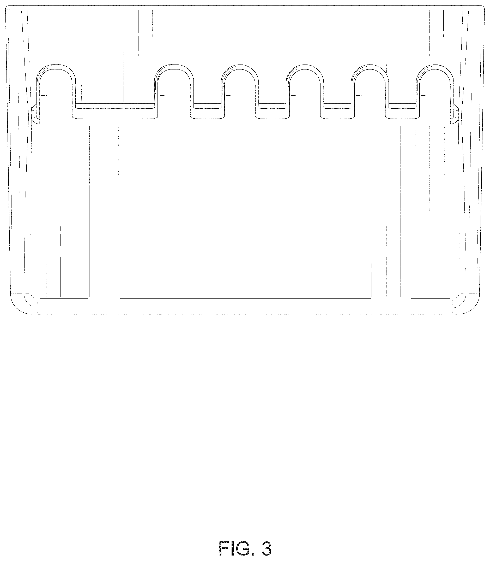 Patent USD1000154 Figure 3 – Toothbrush holder