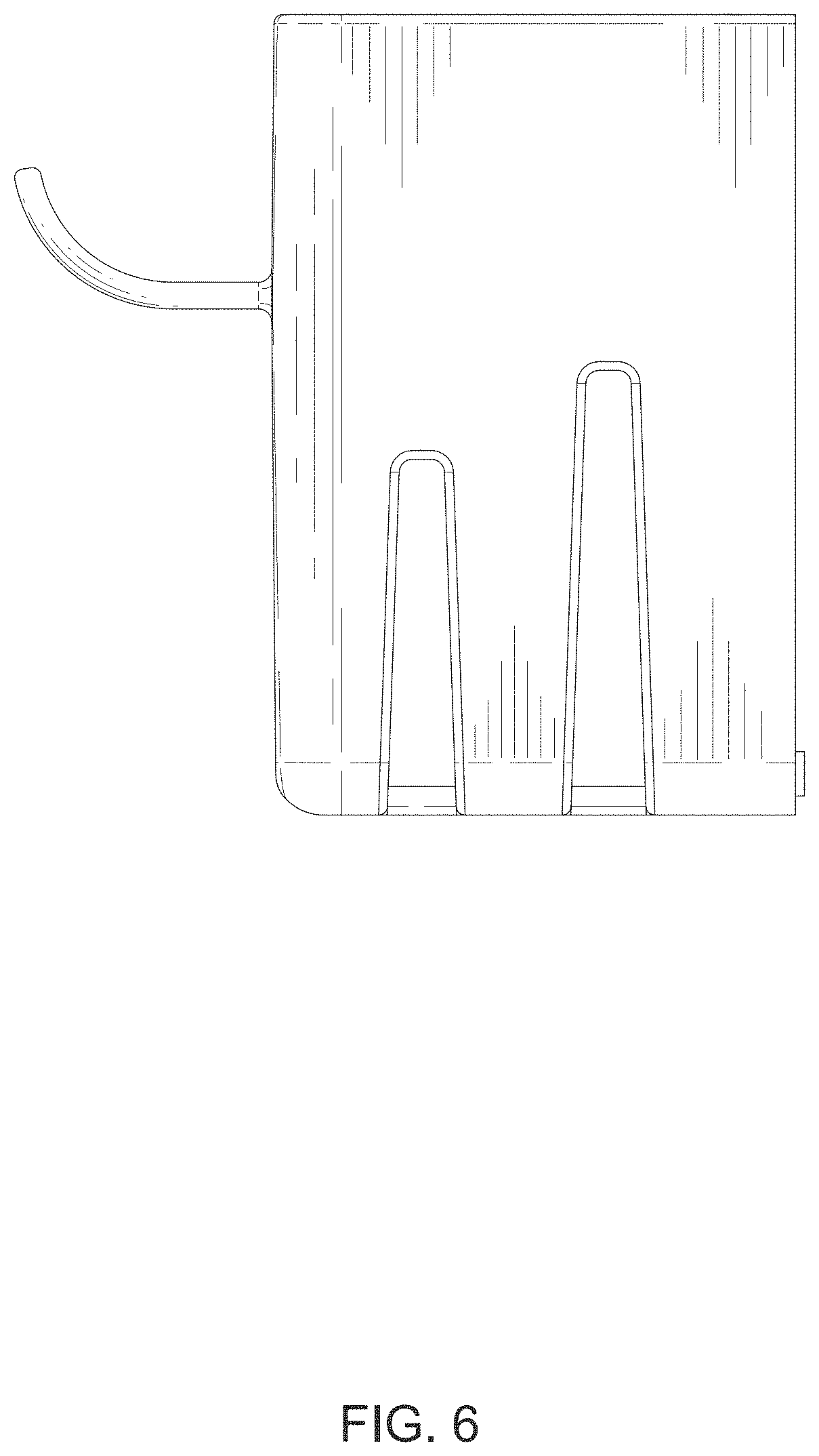 Patent USD1000154 Figure 6 – Toothbrush holder