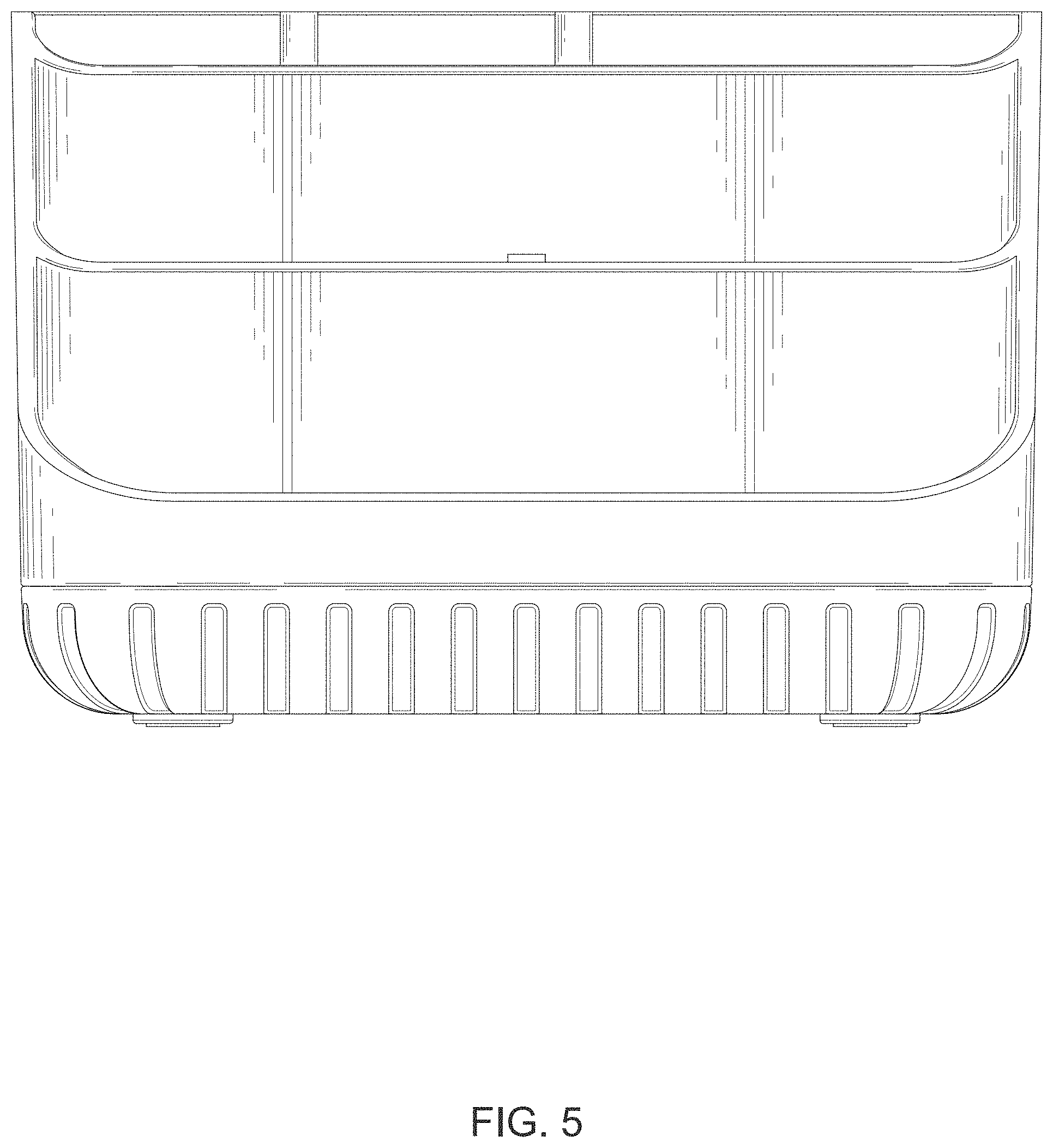 Patent USD1000155 Figure 5 – Toothbrush holder