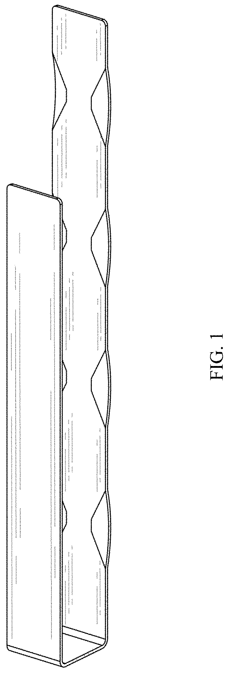 Patent USD1000156 Figure 1 – Towel rack