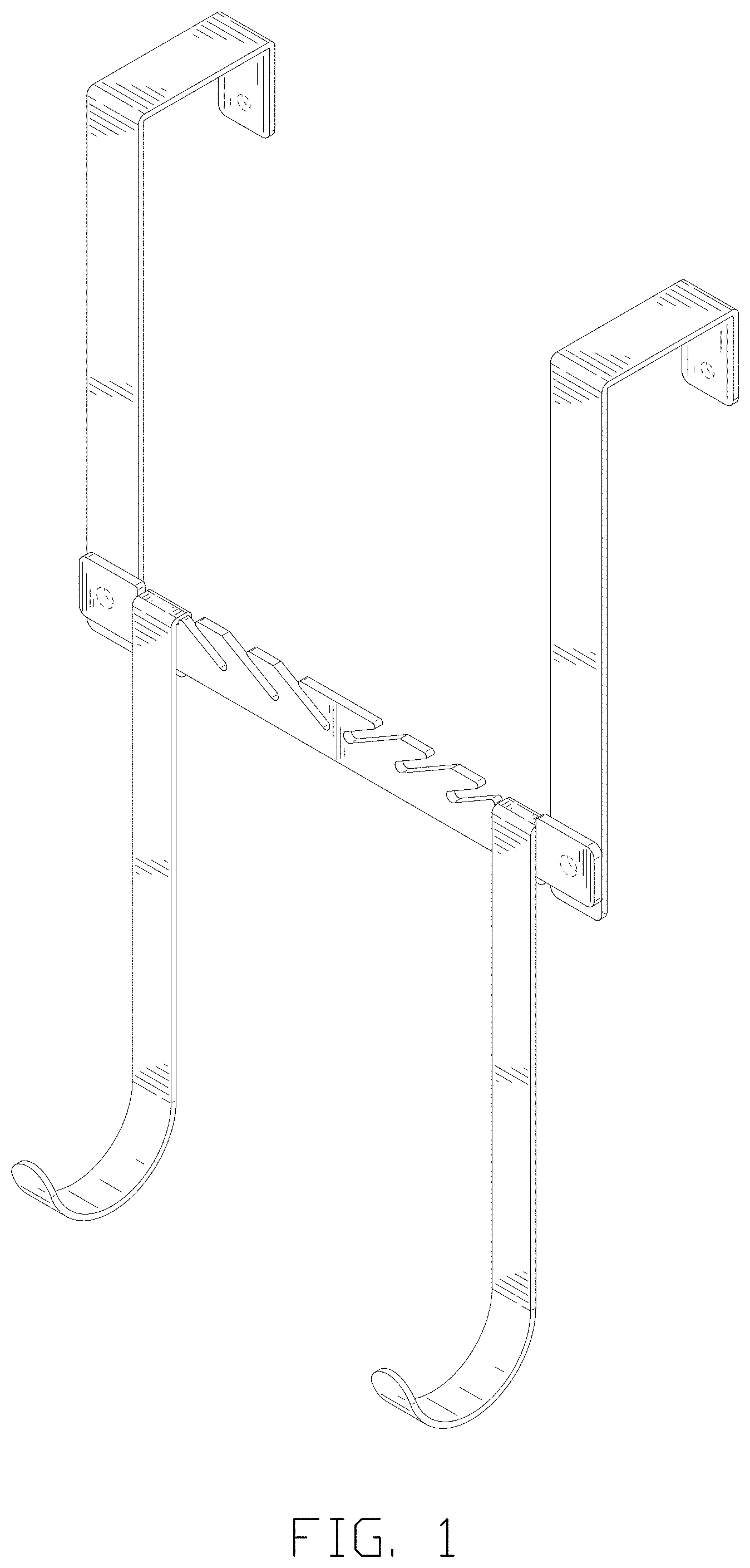 Patent USD1000159 Figure 1 – Ironing board holder
