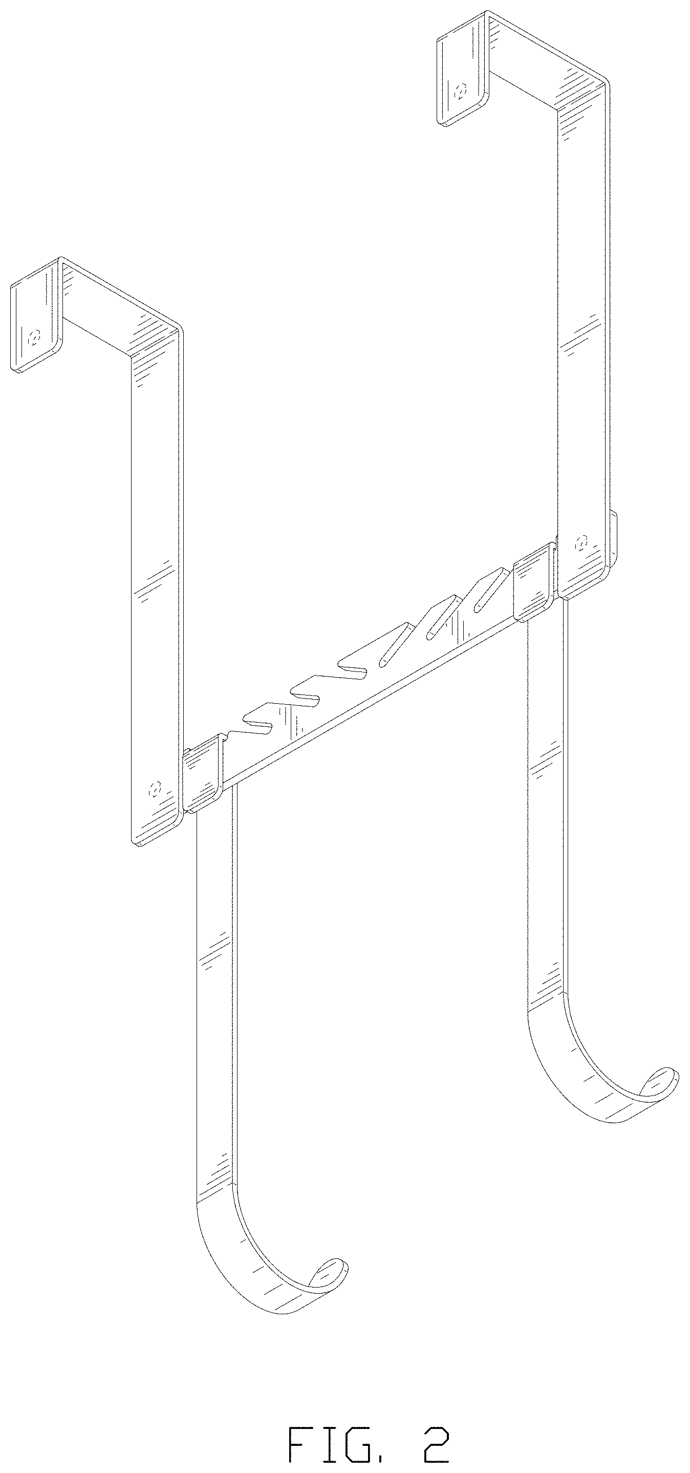 Patent USD1000159 Figure 2 – Ironing board holder