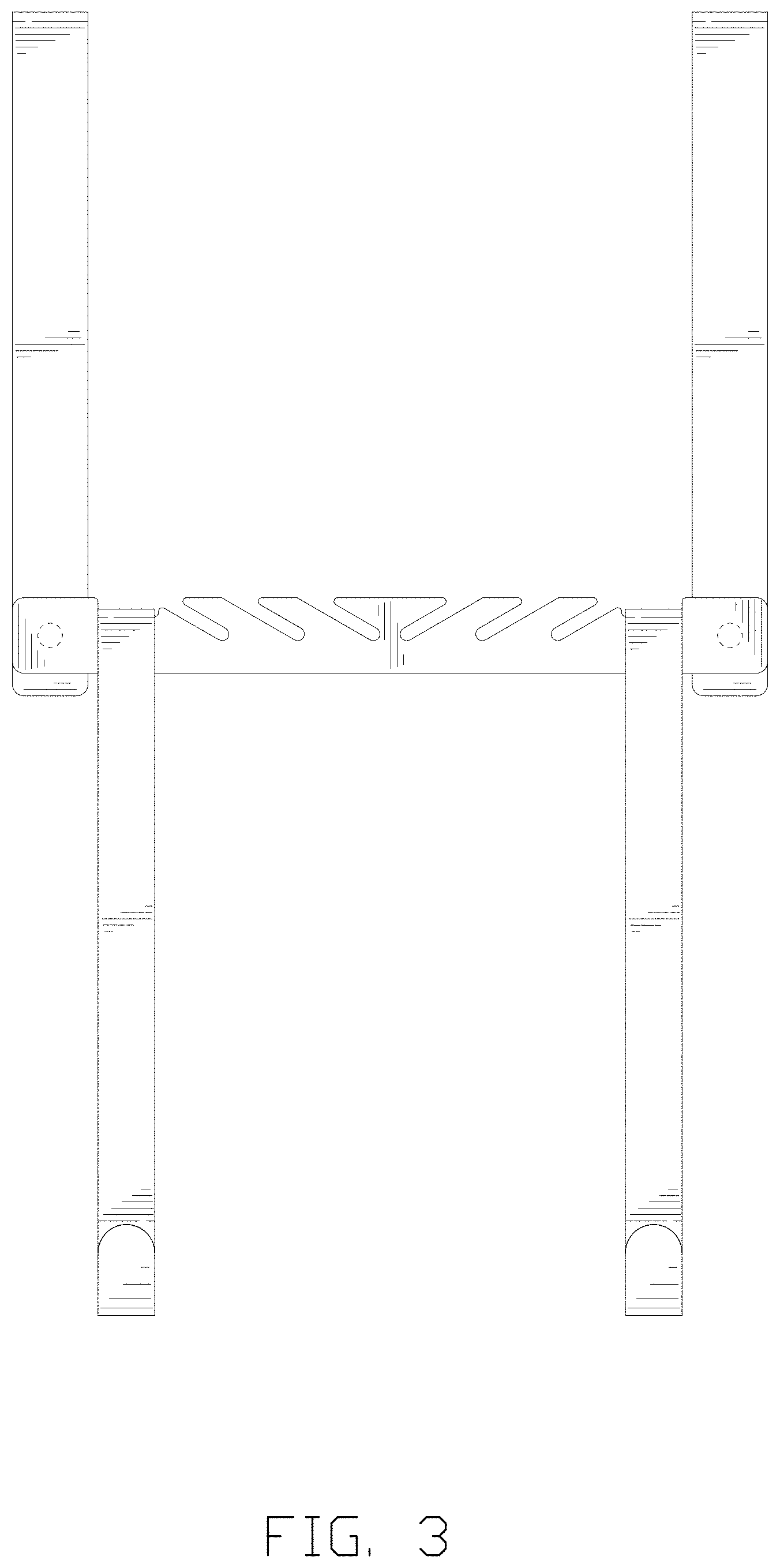 Patent USD1000159 Figure 3 – Ironing board holder