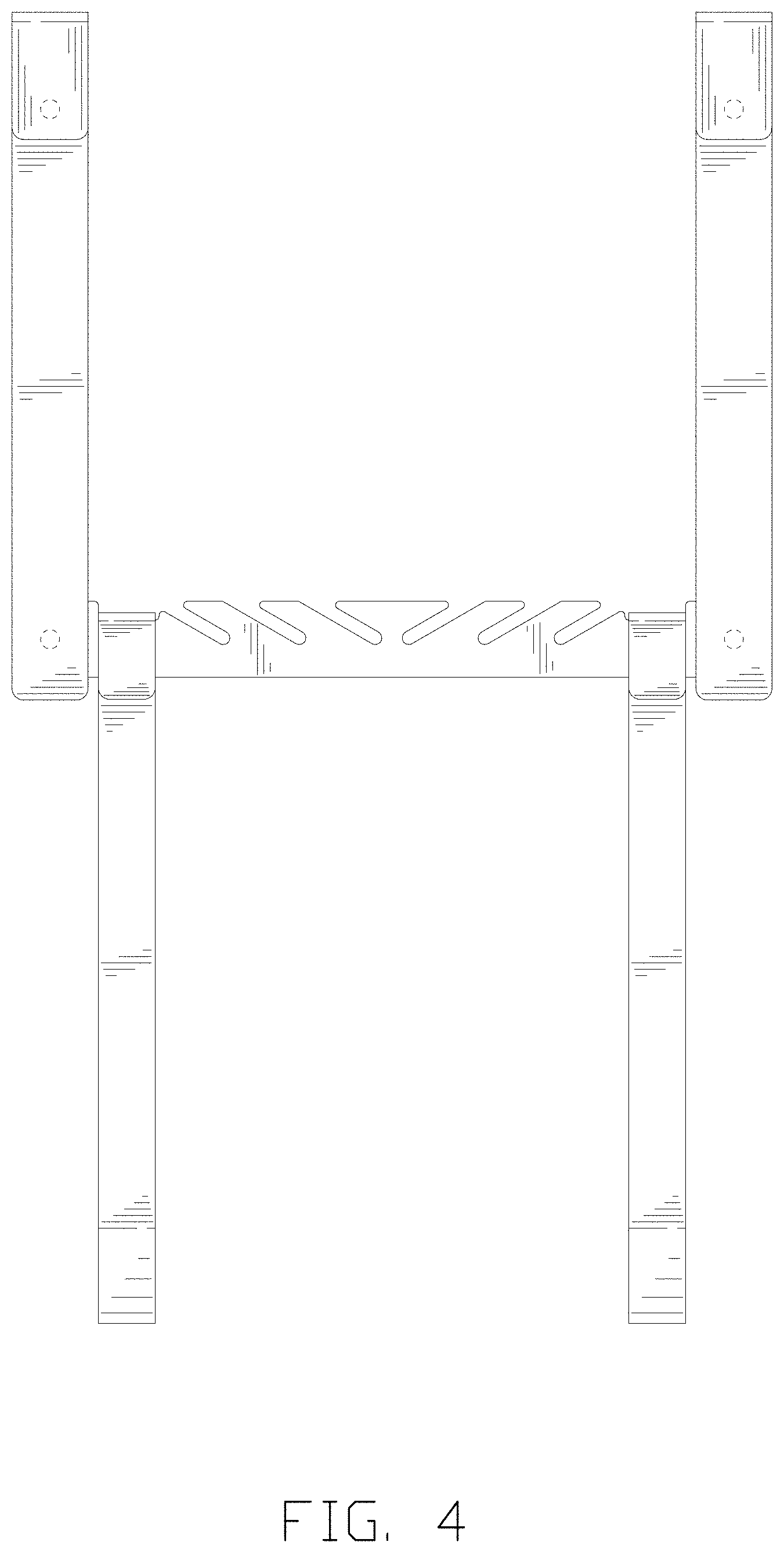 Patent USD1000159 Figure 4 – Ironing board holder
