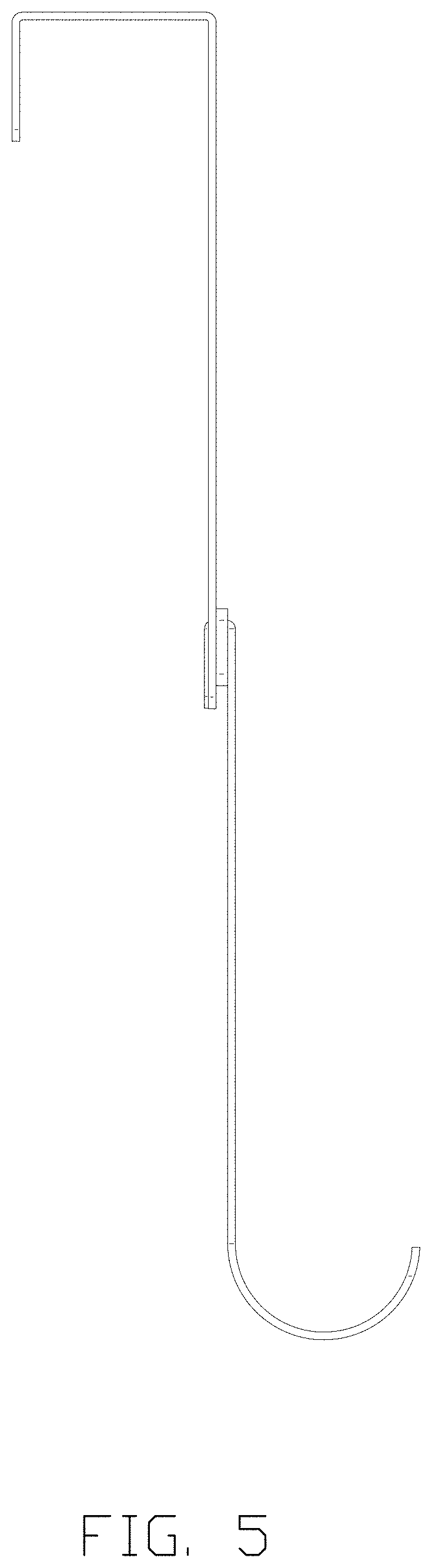 Patent USD1000159 Figure 5 – Ironing board holder