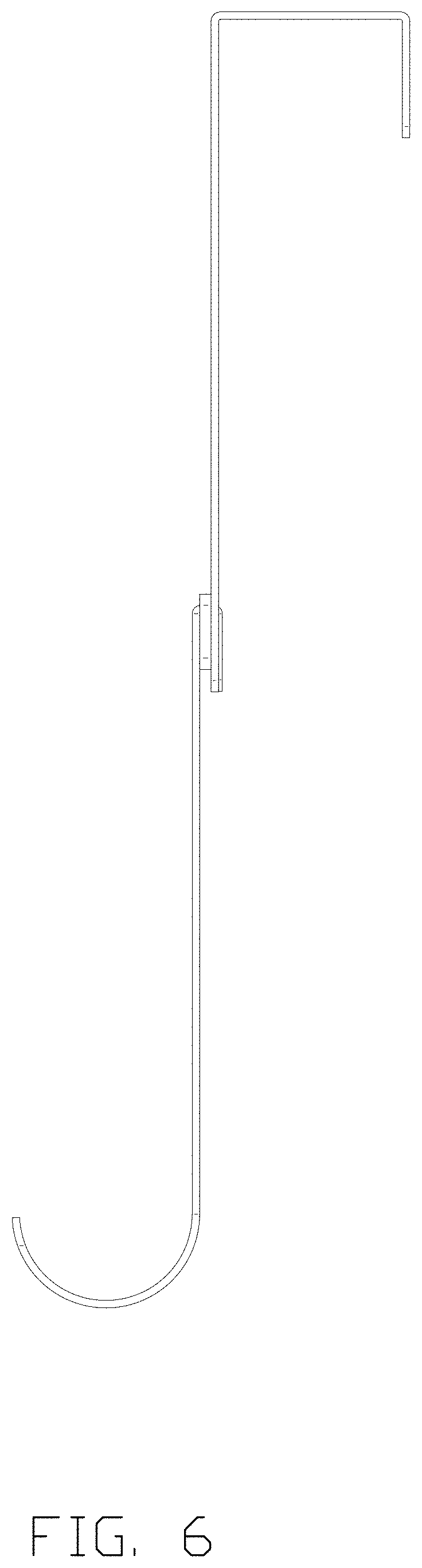 Patent USD1000159 Figure 6 – Ironing board holder