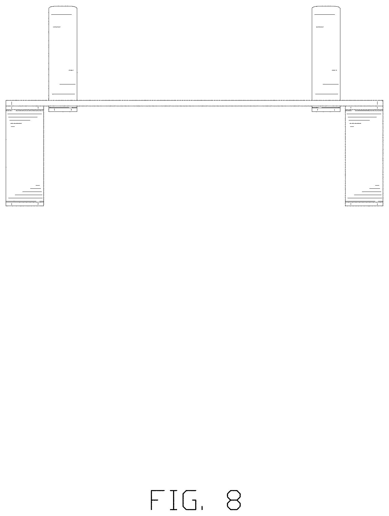 Patent USD1000159 Figure 8 – Ironing board holder