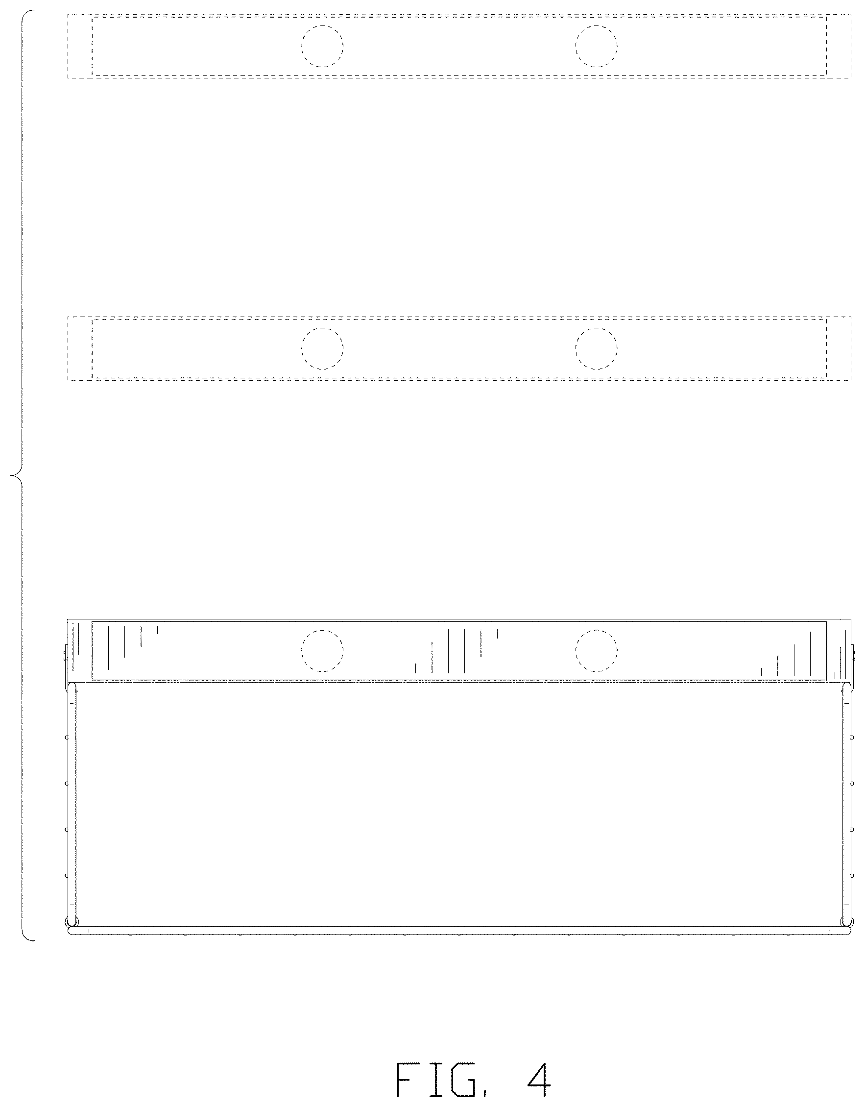 Patent USD1000160 Figure 4 – Bathroom shelf