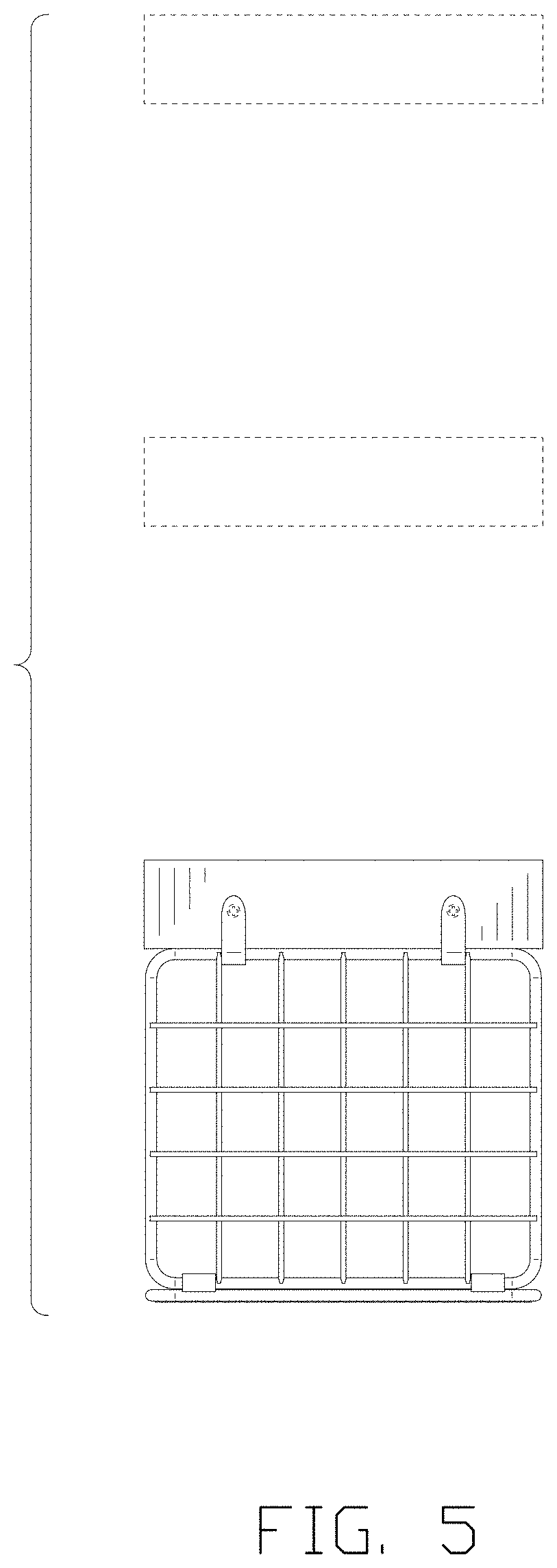 Patent USD1000160 Figure 5 – Bathroom shelf