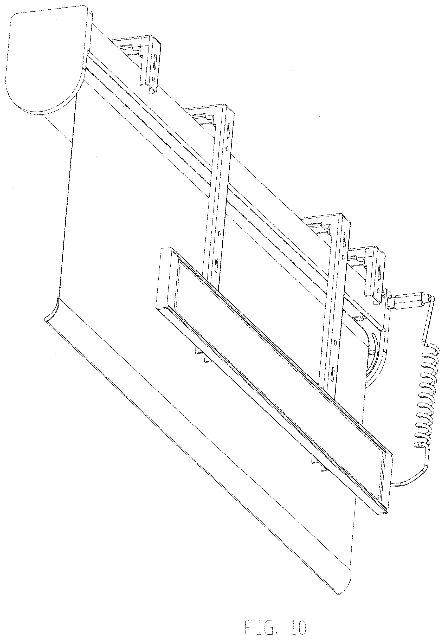 Patent USD1000161 Figure 10 – Solar roller blind