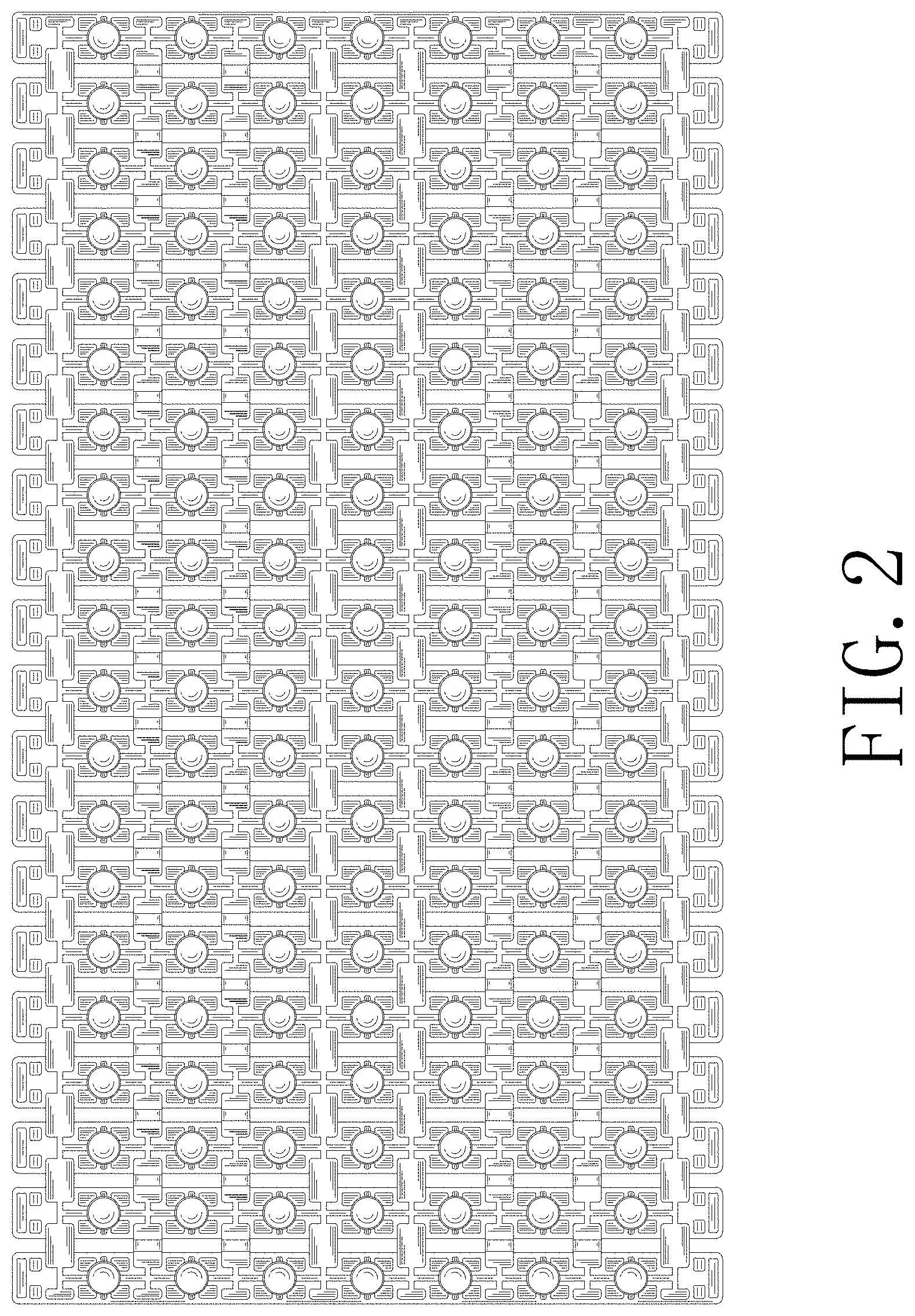 Patent USD1000162 Figure 2 – Bath mat