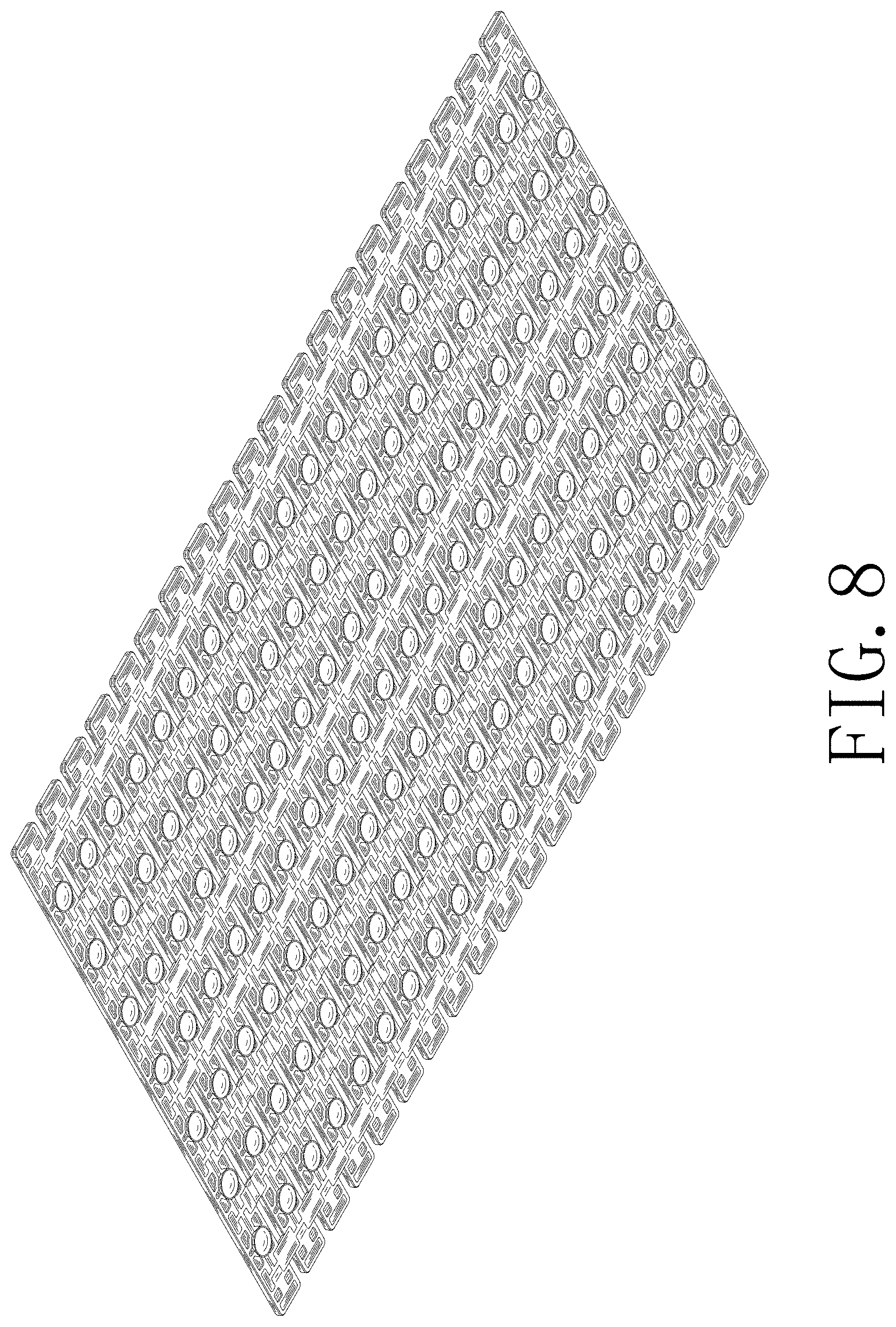 Patent USD1000162 Figure 8 – Bath mat