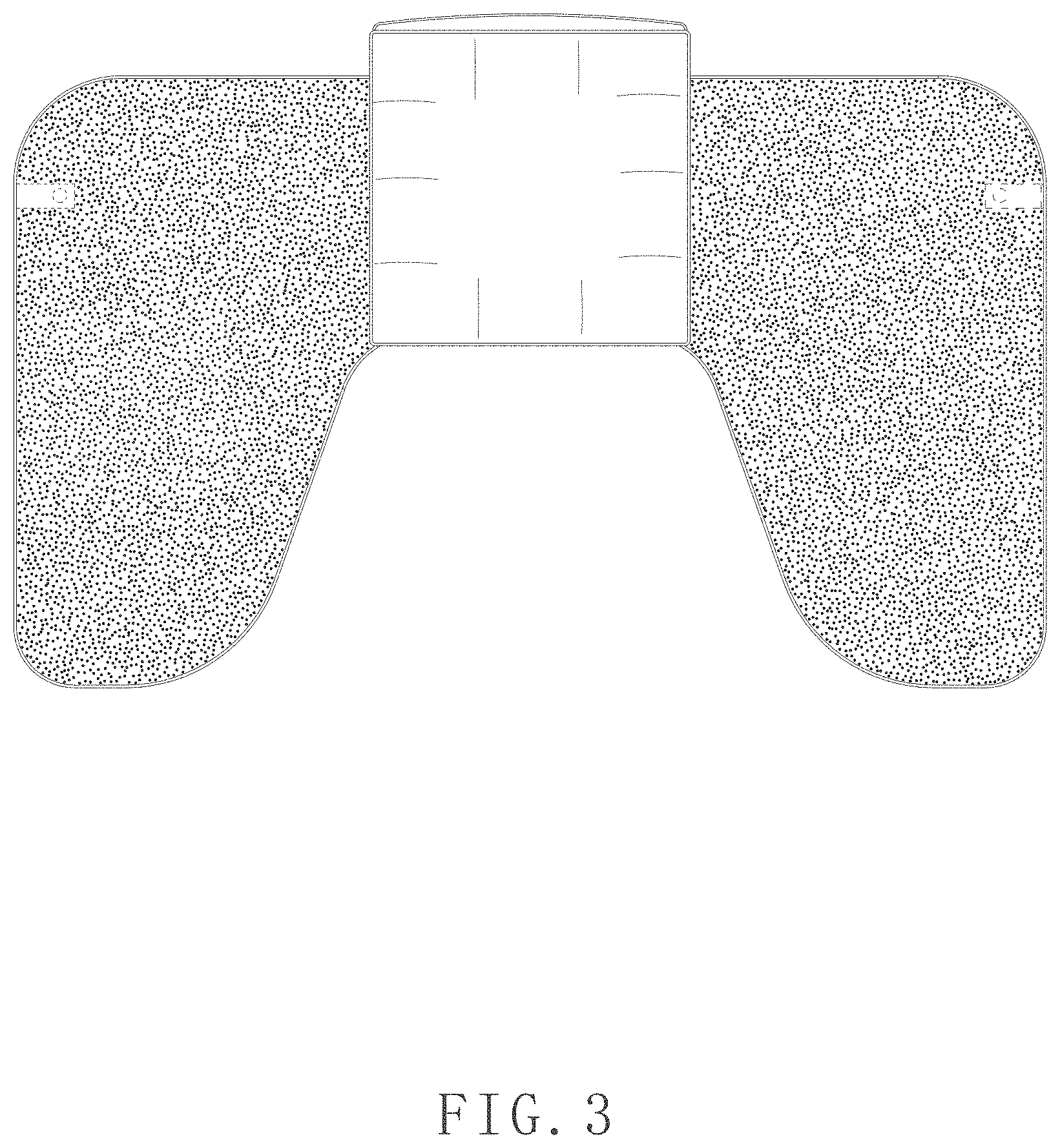 Patent USD1000163 Figure 3 – Combined blanket with cushion