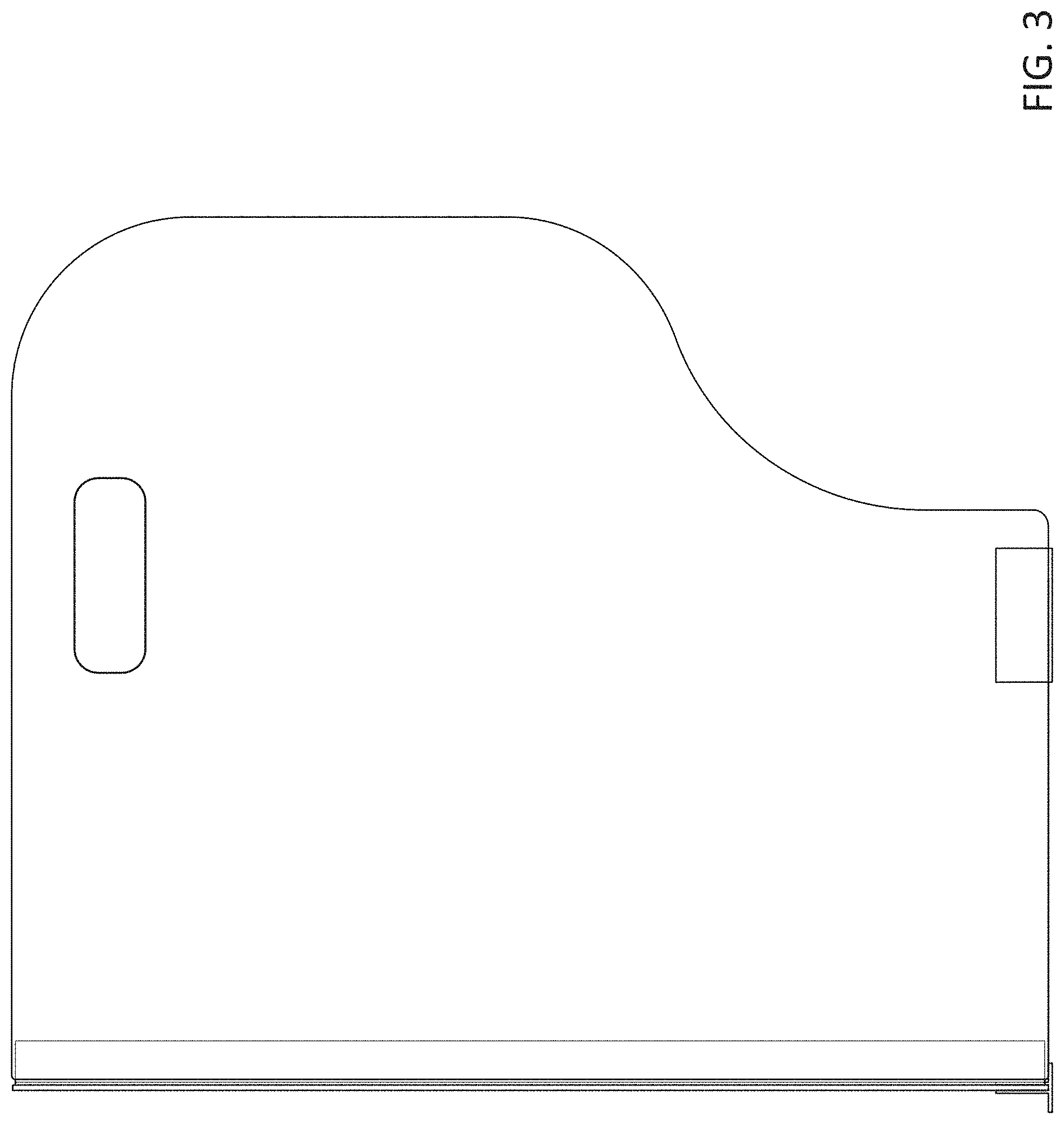 Patent USD1000164 Figure 3 – Tabletop protective shield