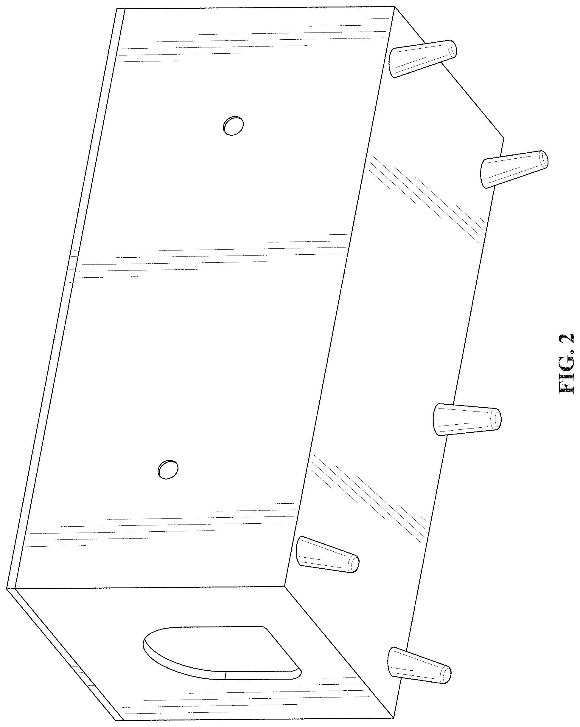 Patent USD1000167 Figure 2 – Pet storage cabinet