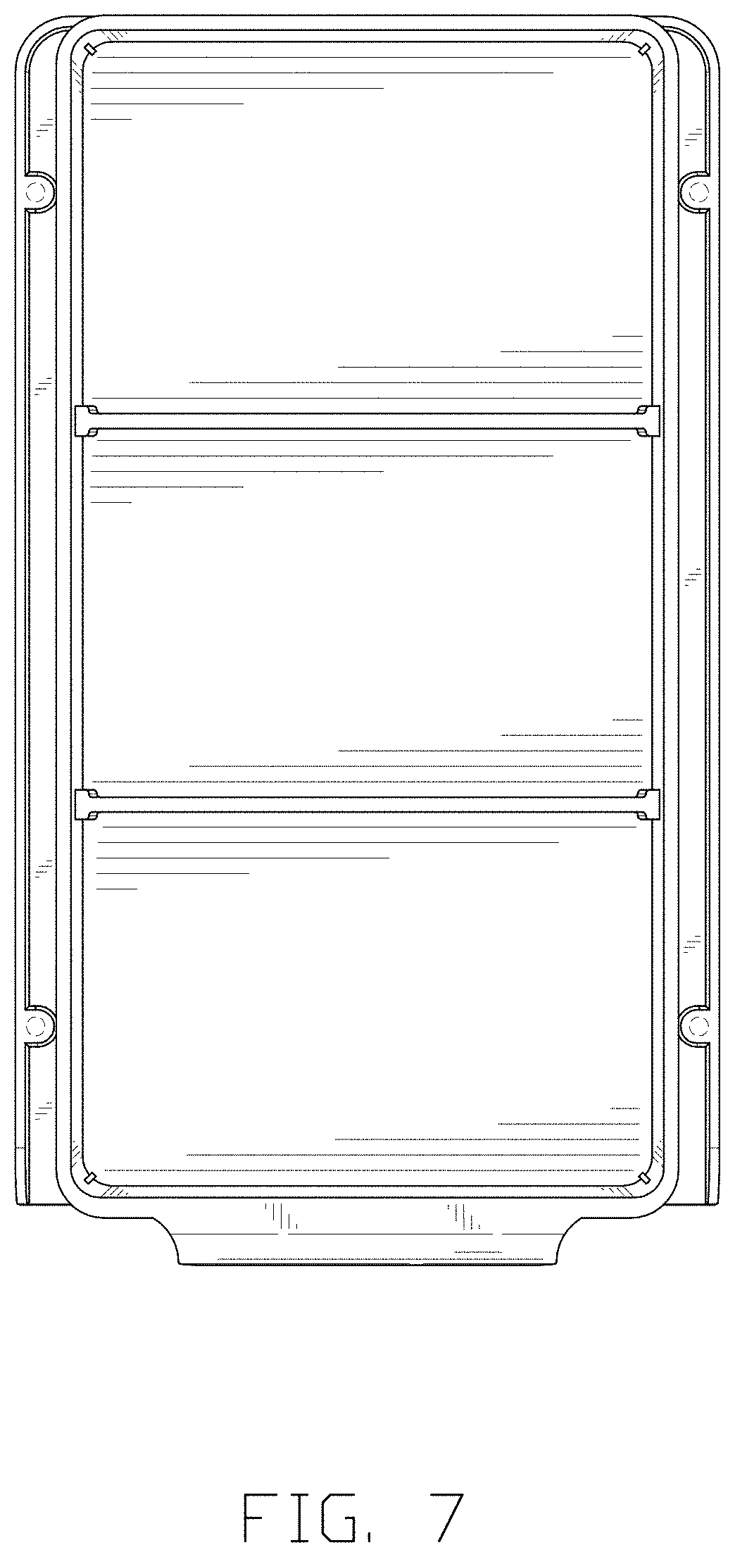 Patent USD1000168 Figure 7 – Storage rack
